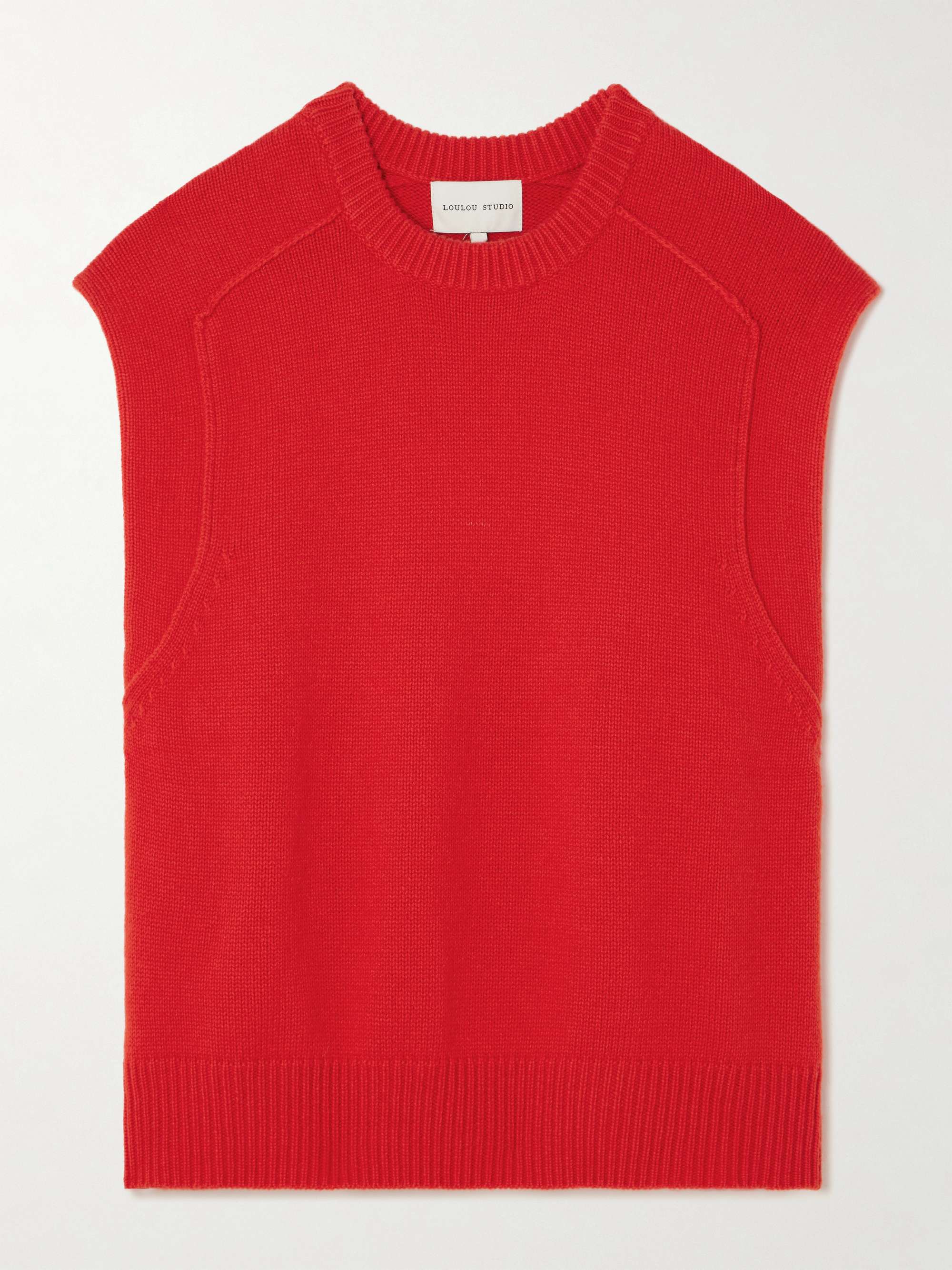 Mari oversized wool and cashmere-blend vest hero visual