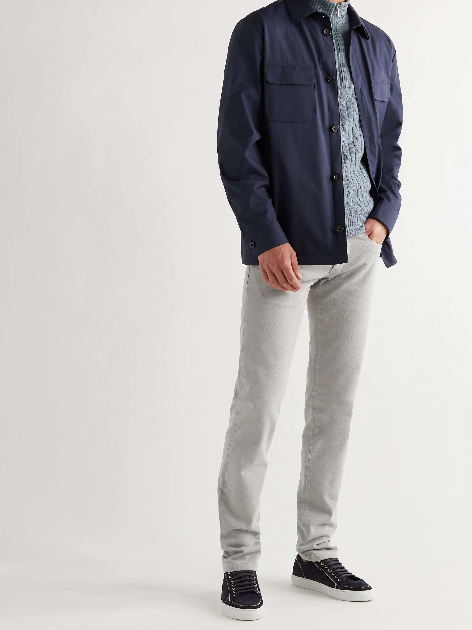 Slim-Fit Stretch-Denim Jeans view