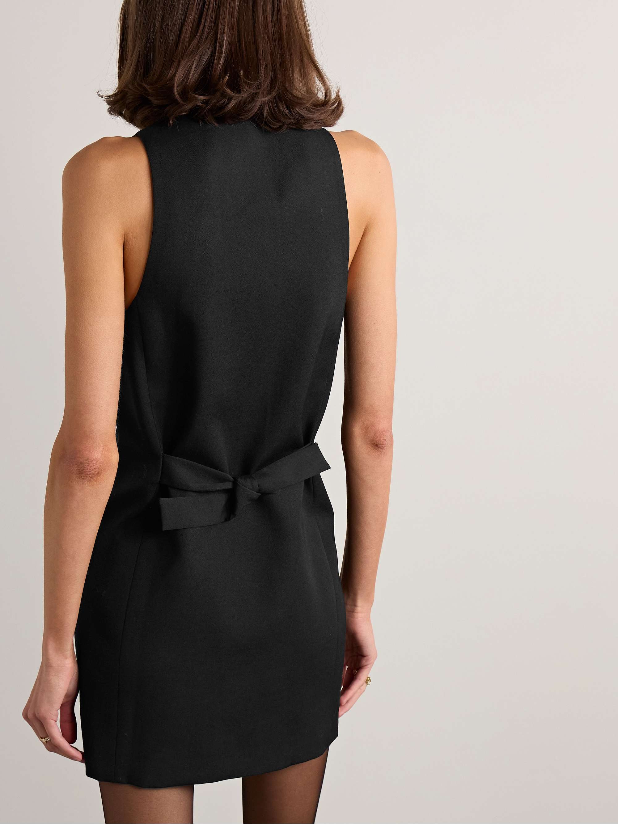 Juliette grain de poudre wool mini dress view