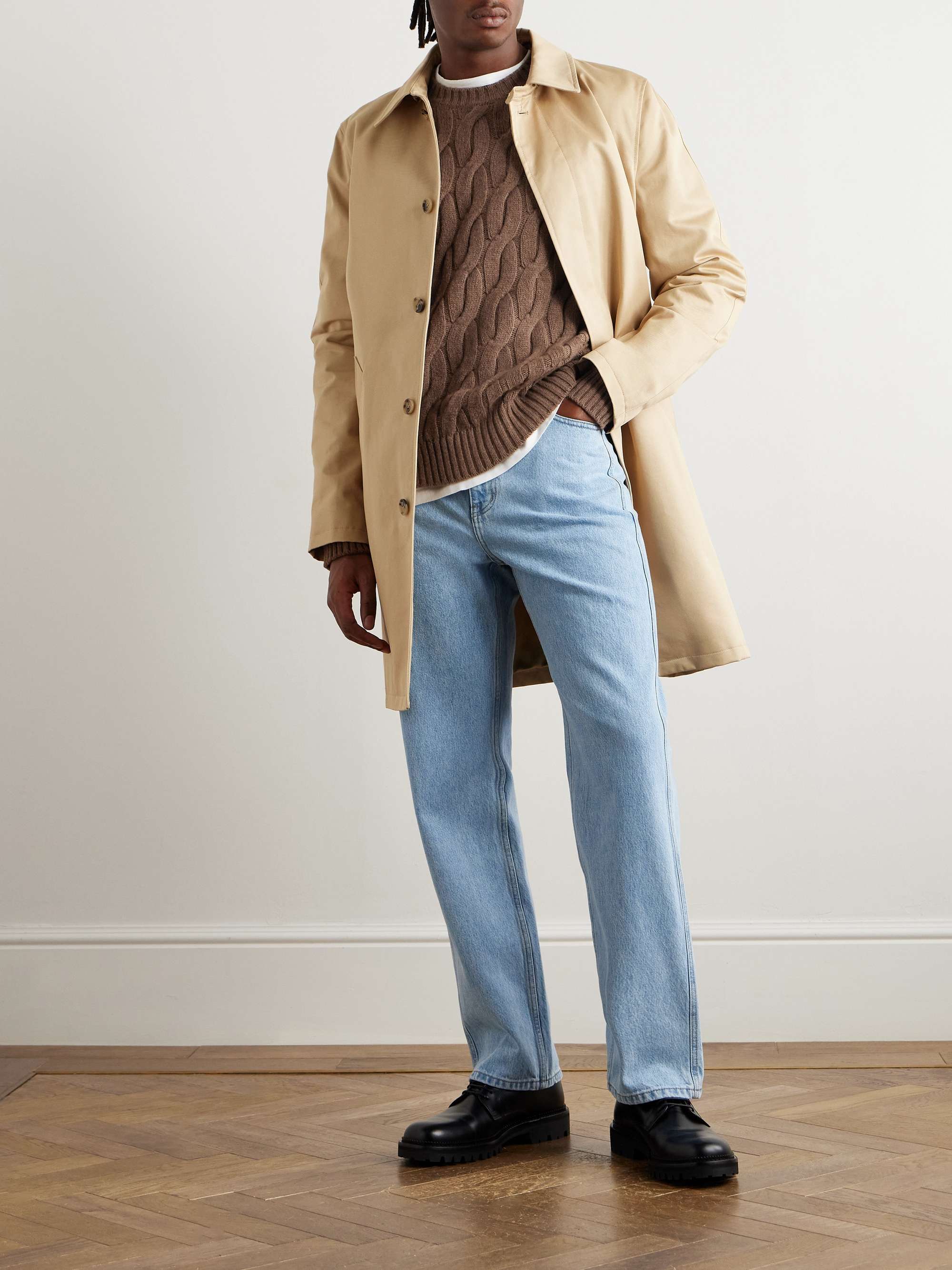 Zanone Cable-Knit Wool Sweater view
