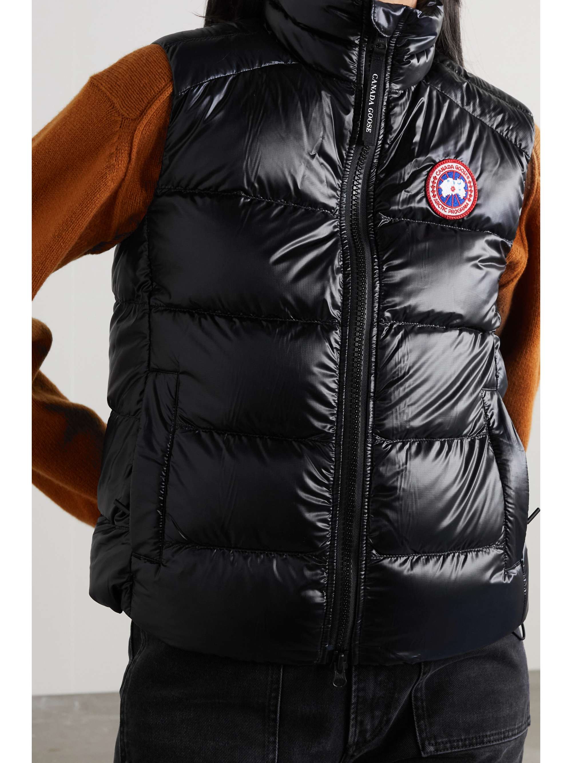 Cypress quilted recycled ripstop down vest view