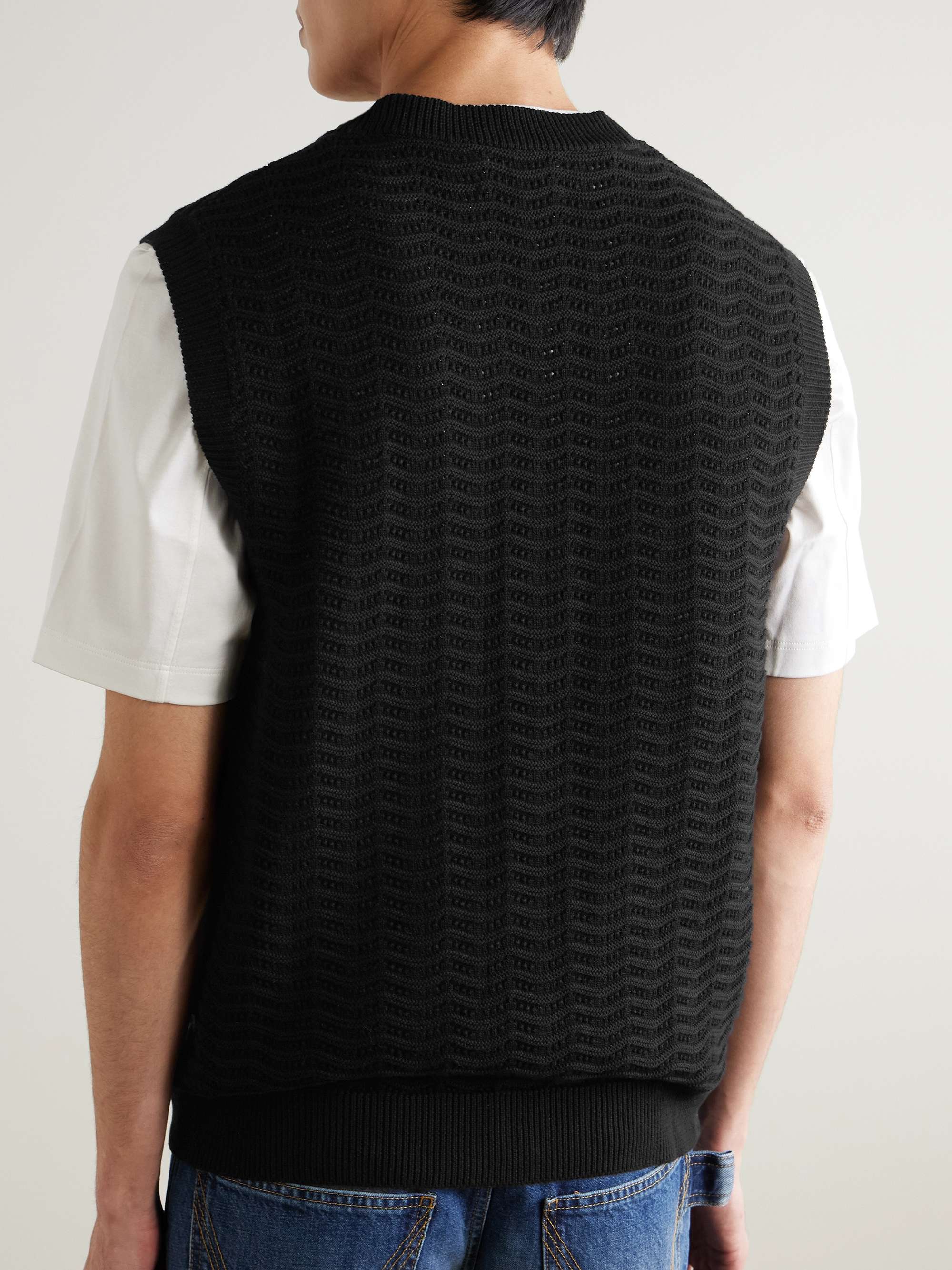 Crocheted Organic Cotton Vest view