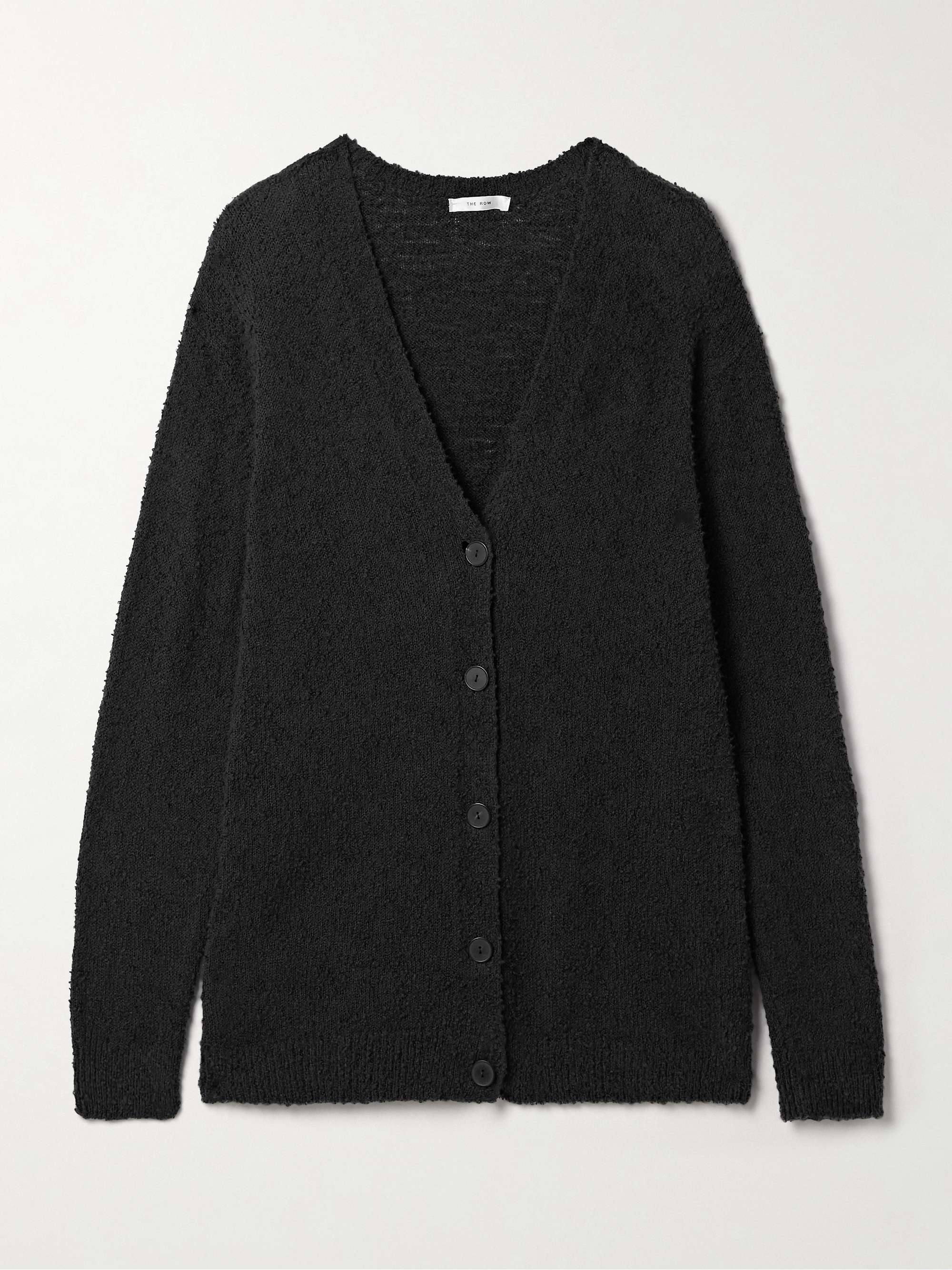 Krystal cotton-bouclé cardigan view