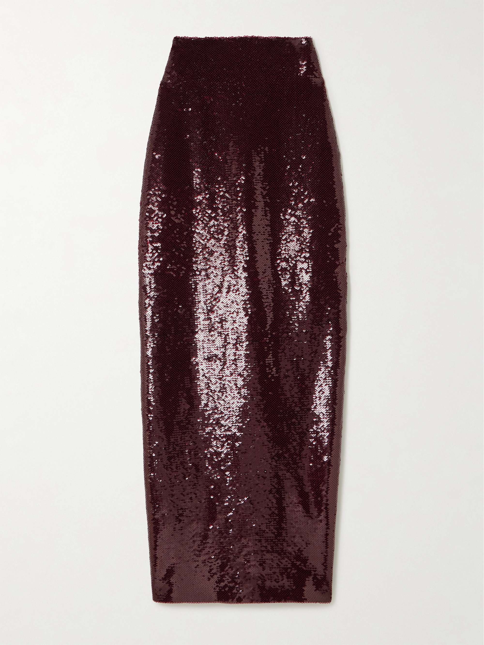 Diffusion sequined stretch-mesh maxi skirt view
