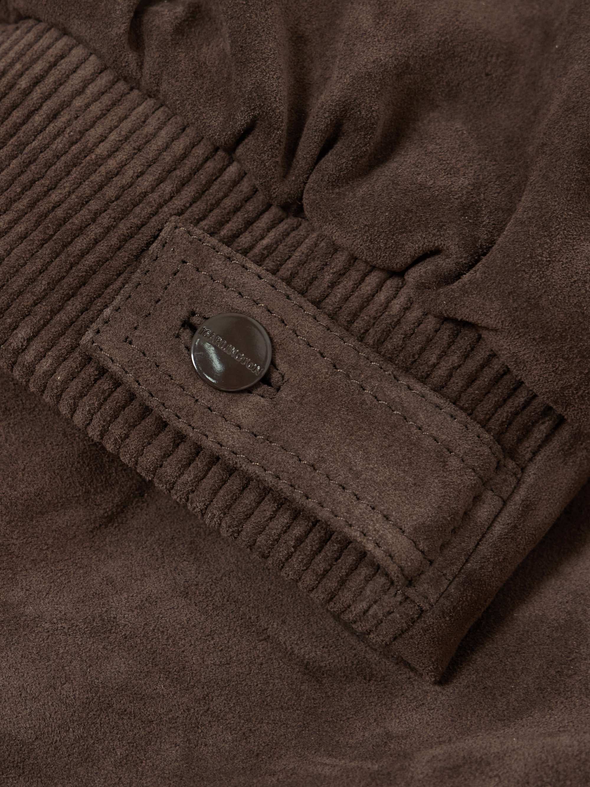 Erco cropped suede jacket view