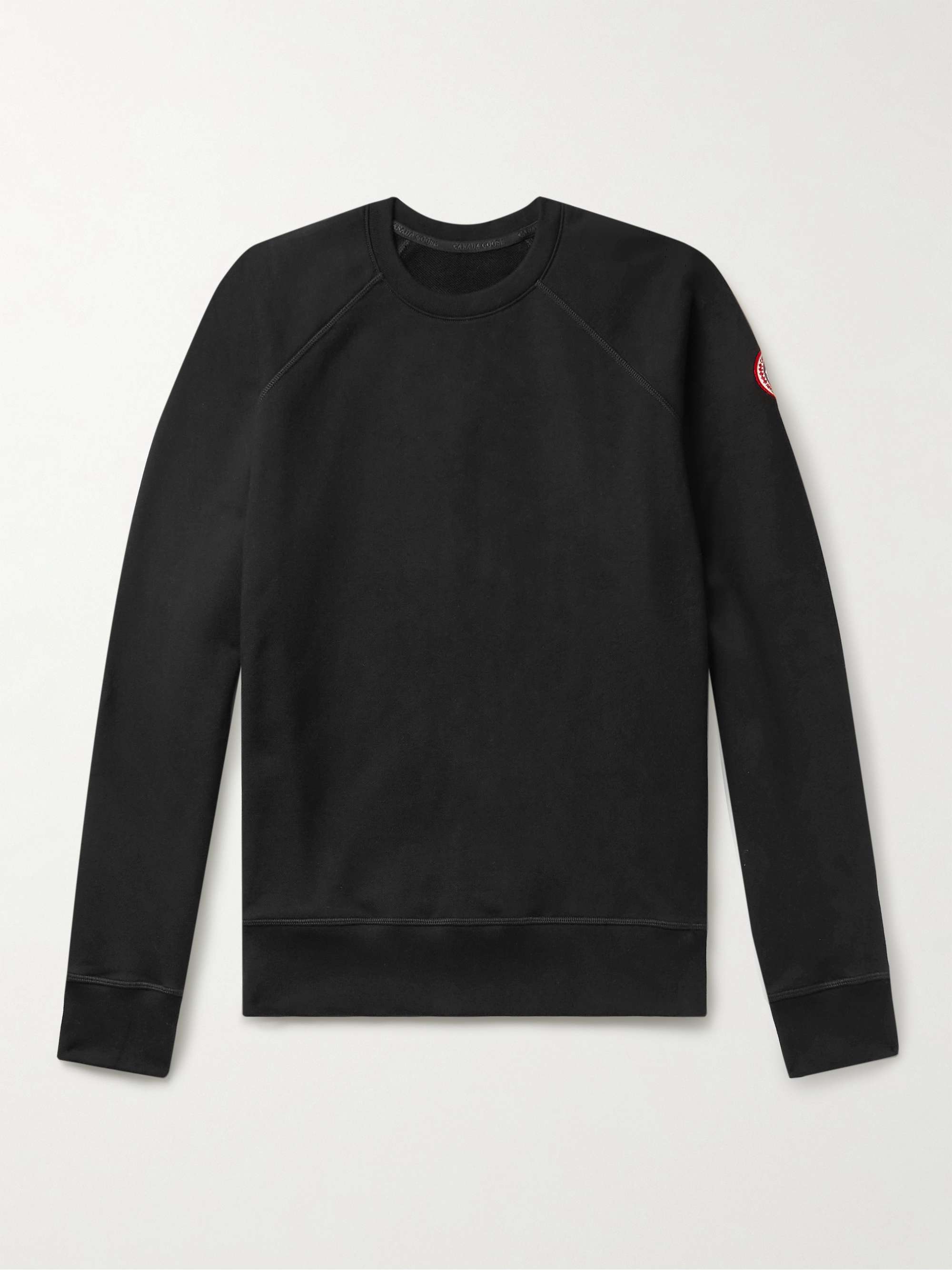 Huron Logo-Appliquéd Cotton-Jersey Sweatshirt view