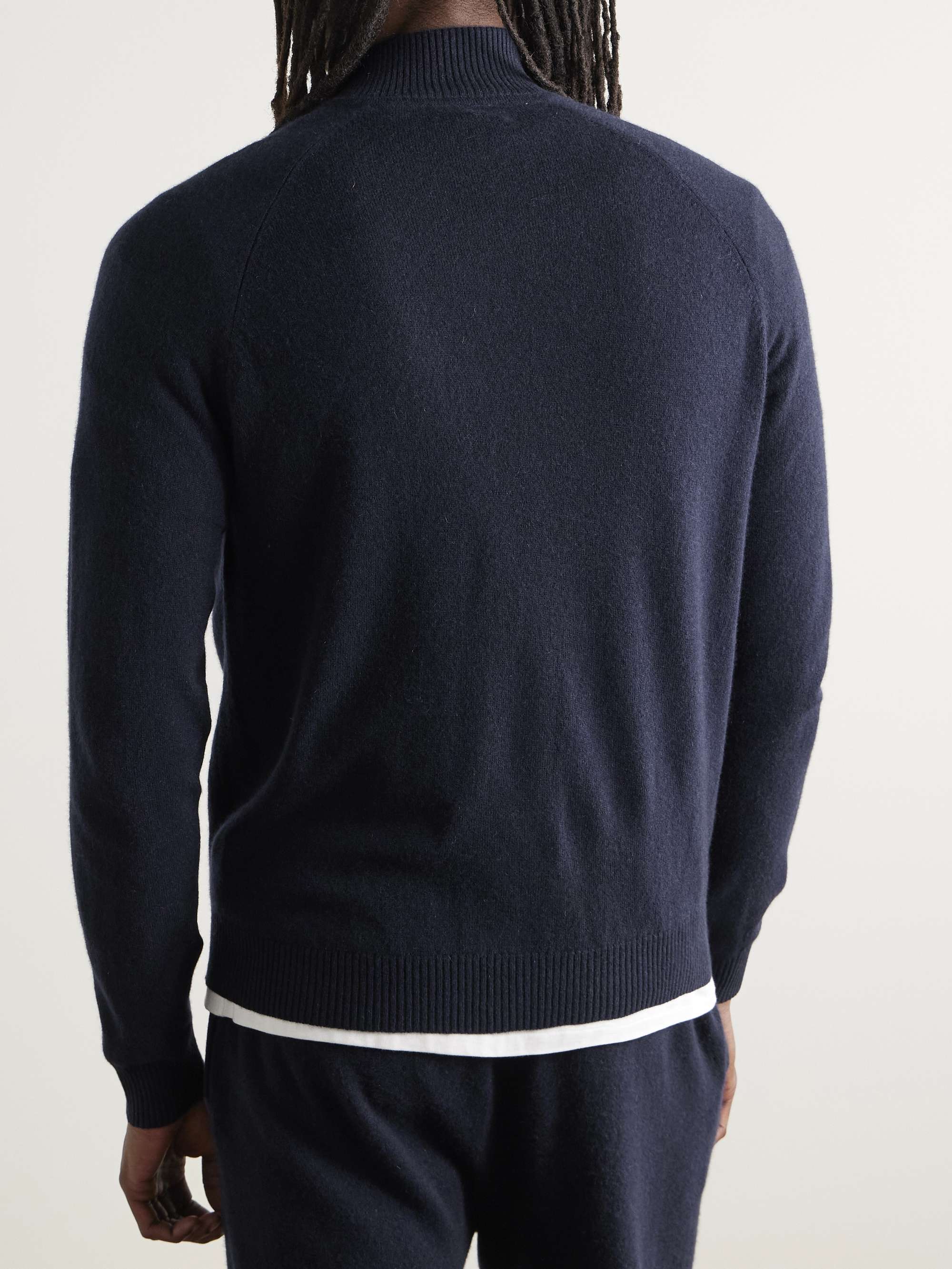 Finley Cashmere Half-Zip Sweater view