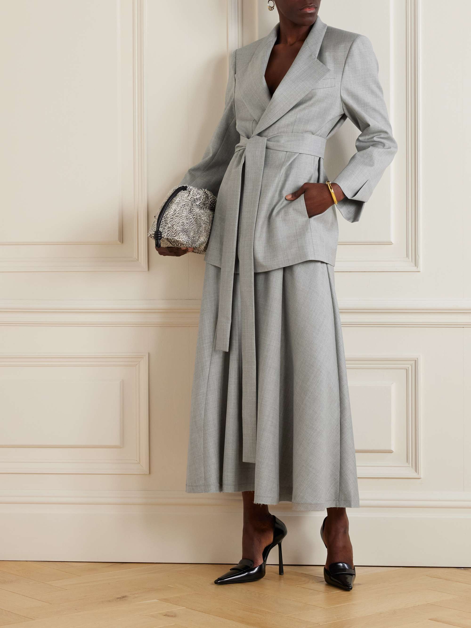 Lauren belted wool blazer view