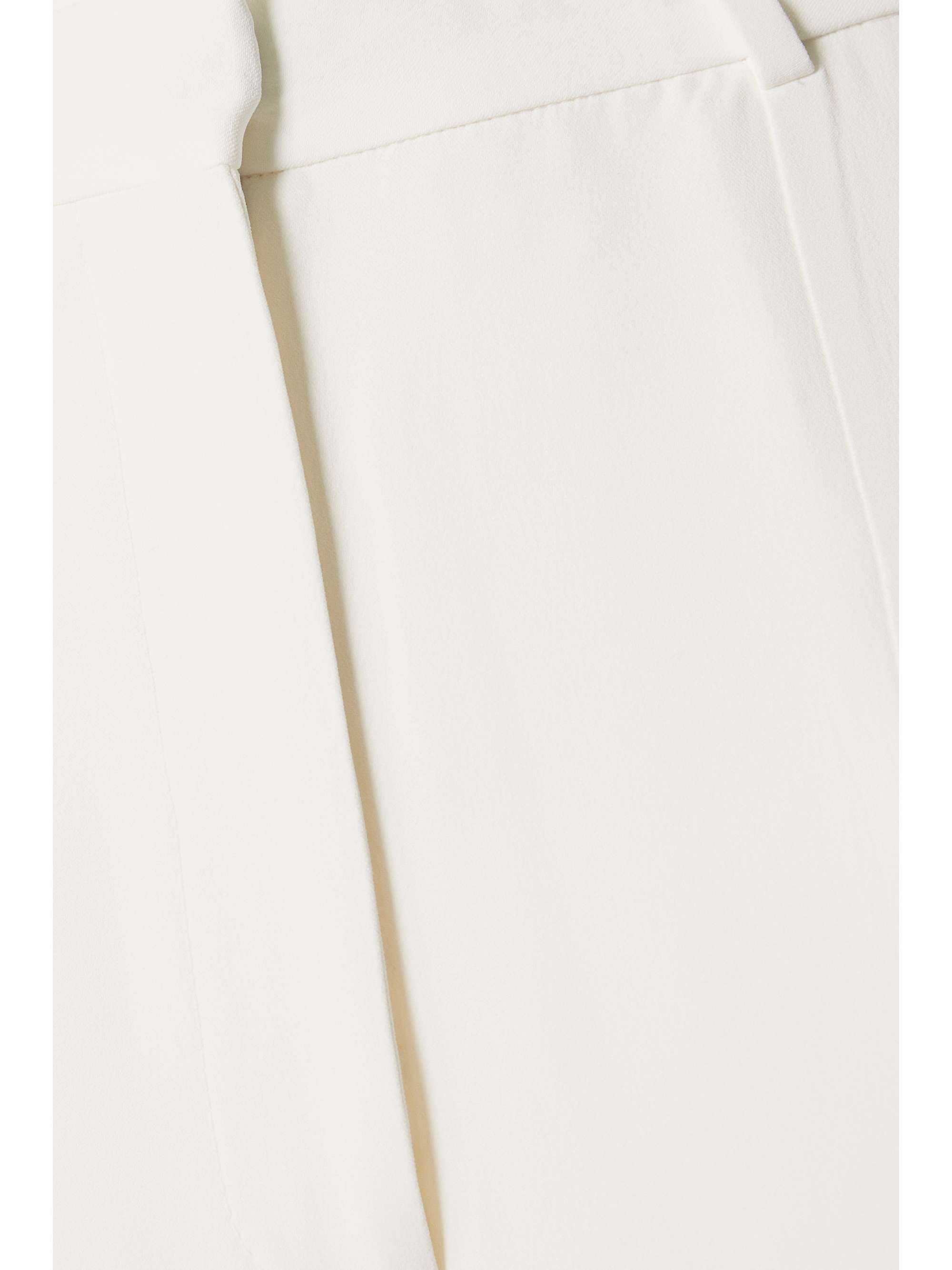 Straight-leg crepe pants view