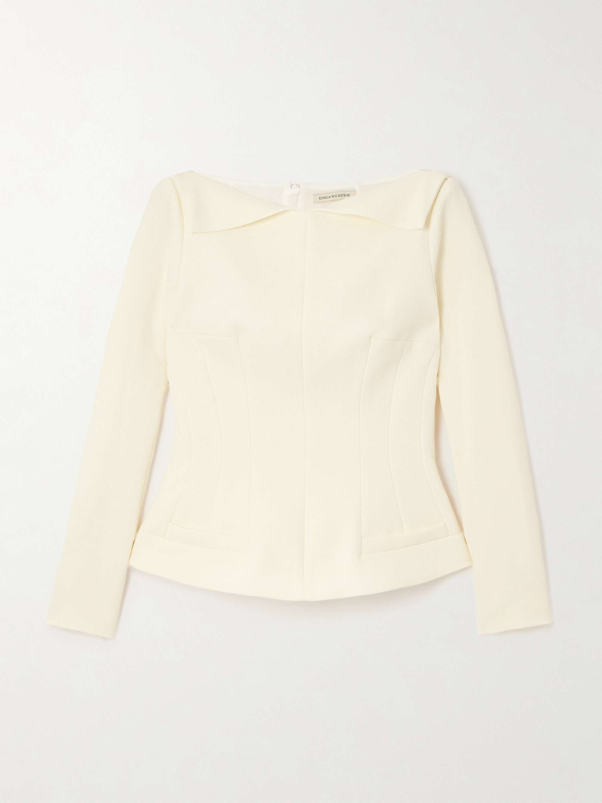 Rye crepe top view
