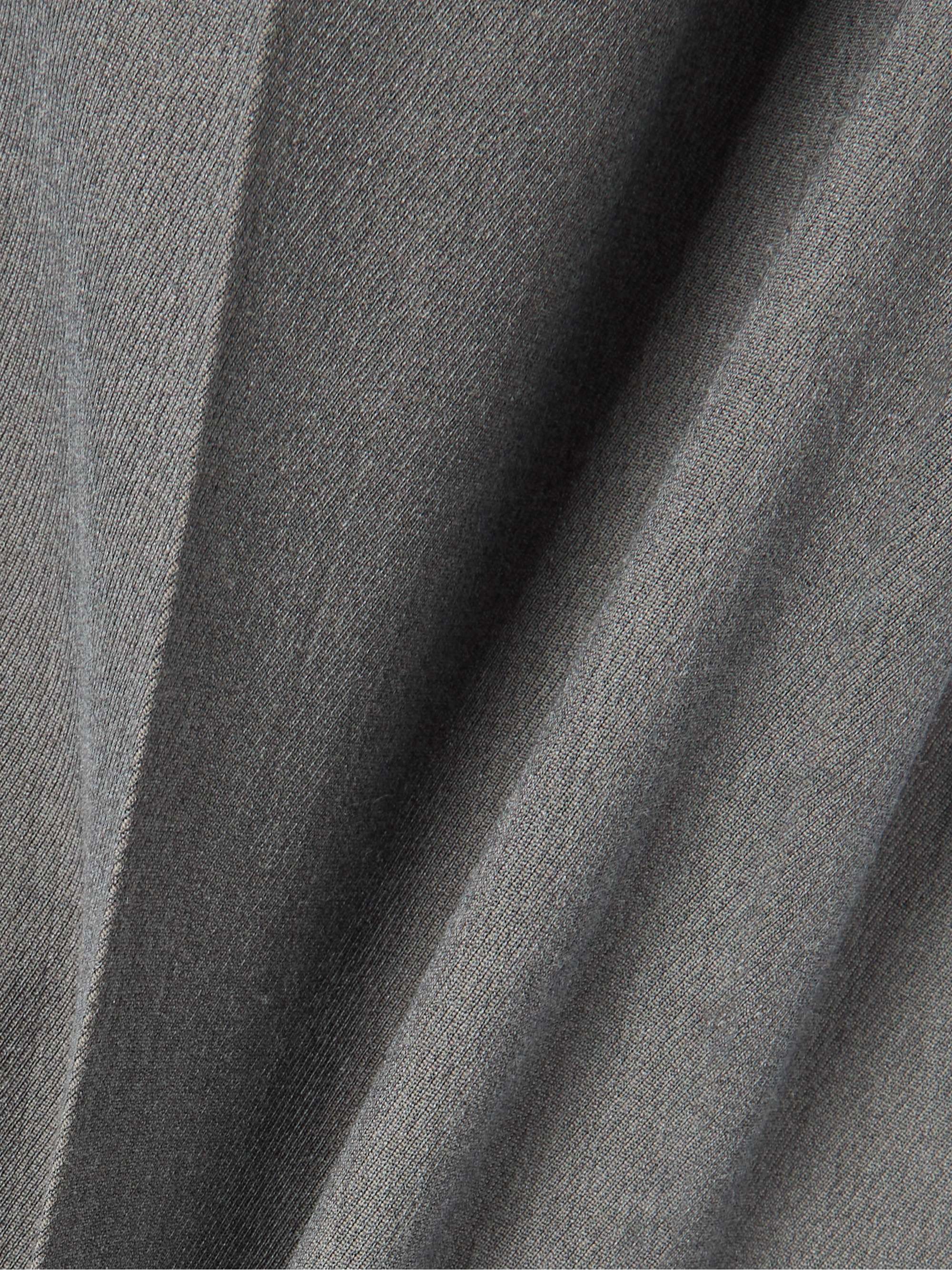Pleated wool-blend straight-leg pants view