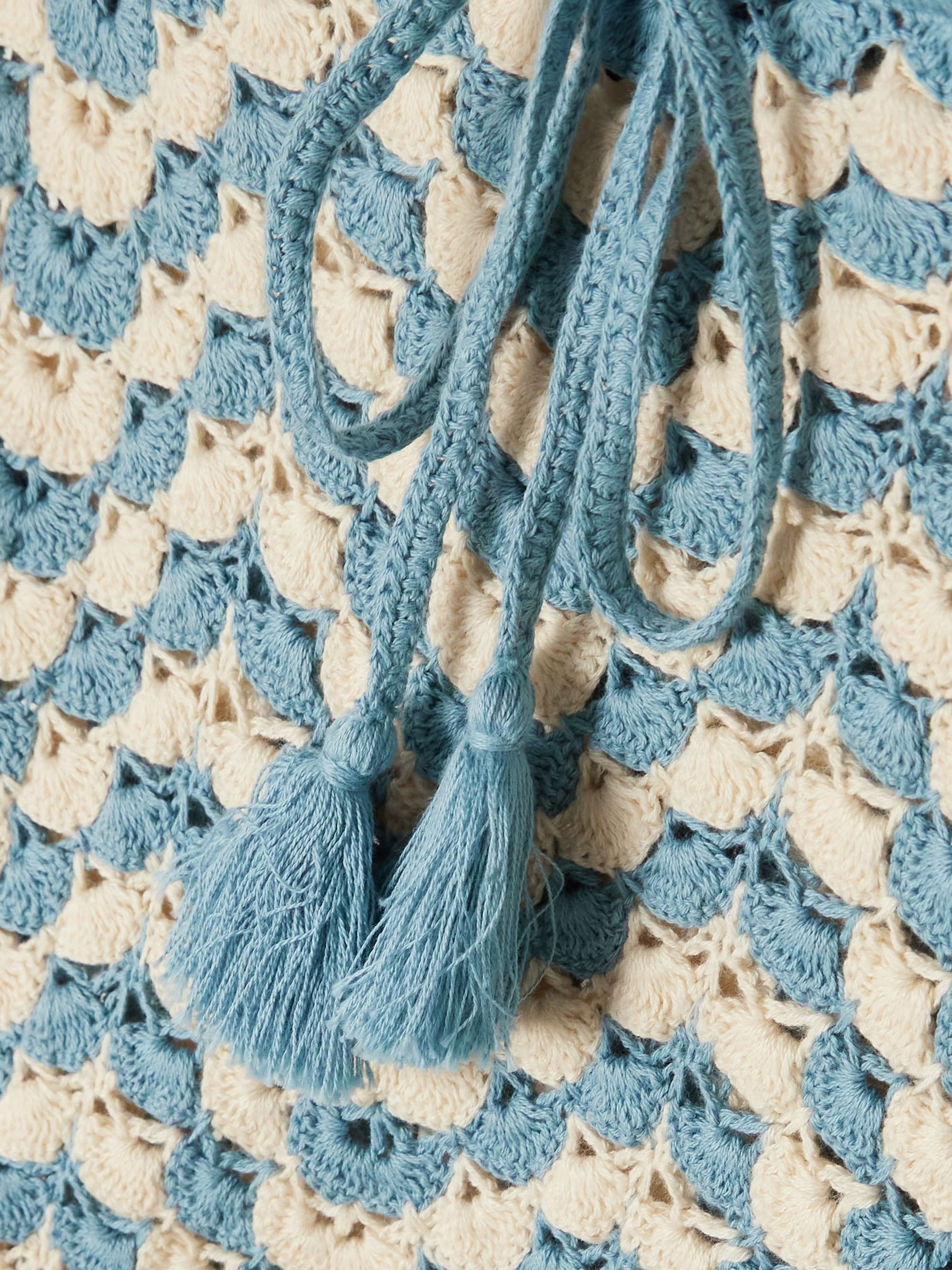 Safi scalloped crocheted cotton midi skirt view