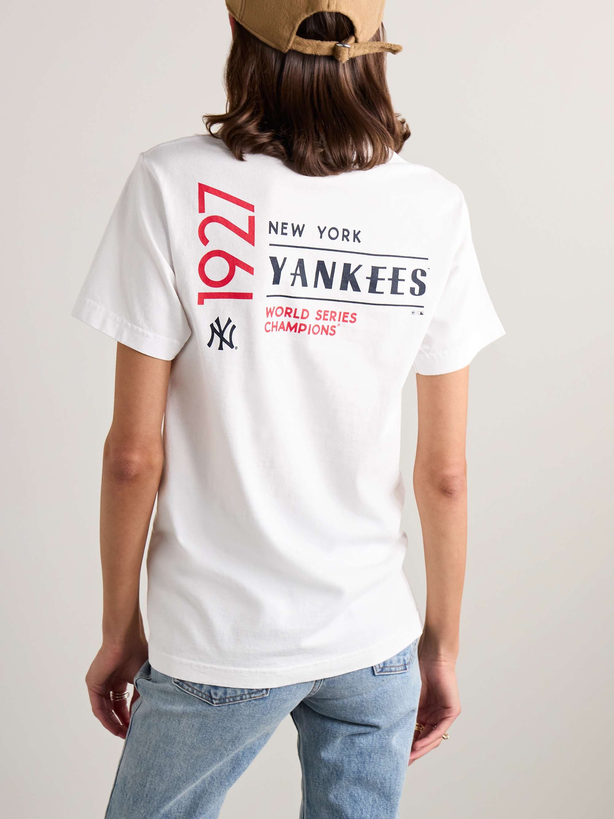 + '47 & The New York Yankees Champions printed cotton-jersey T-shirt view