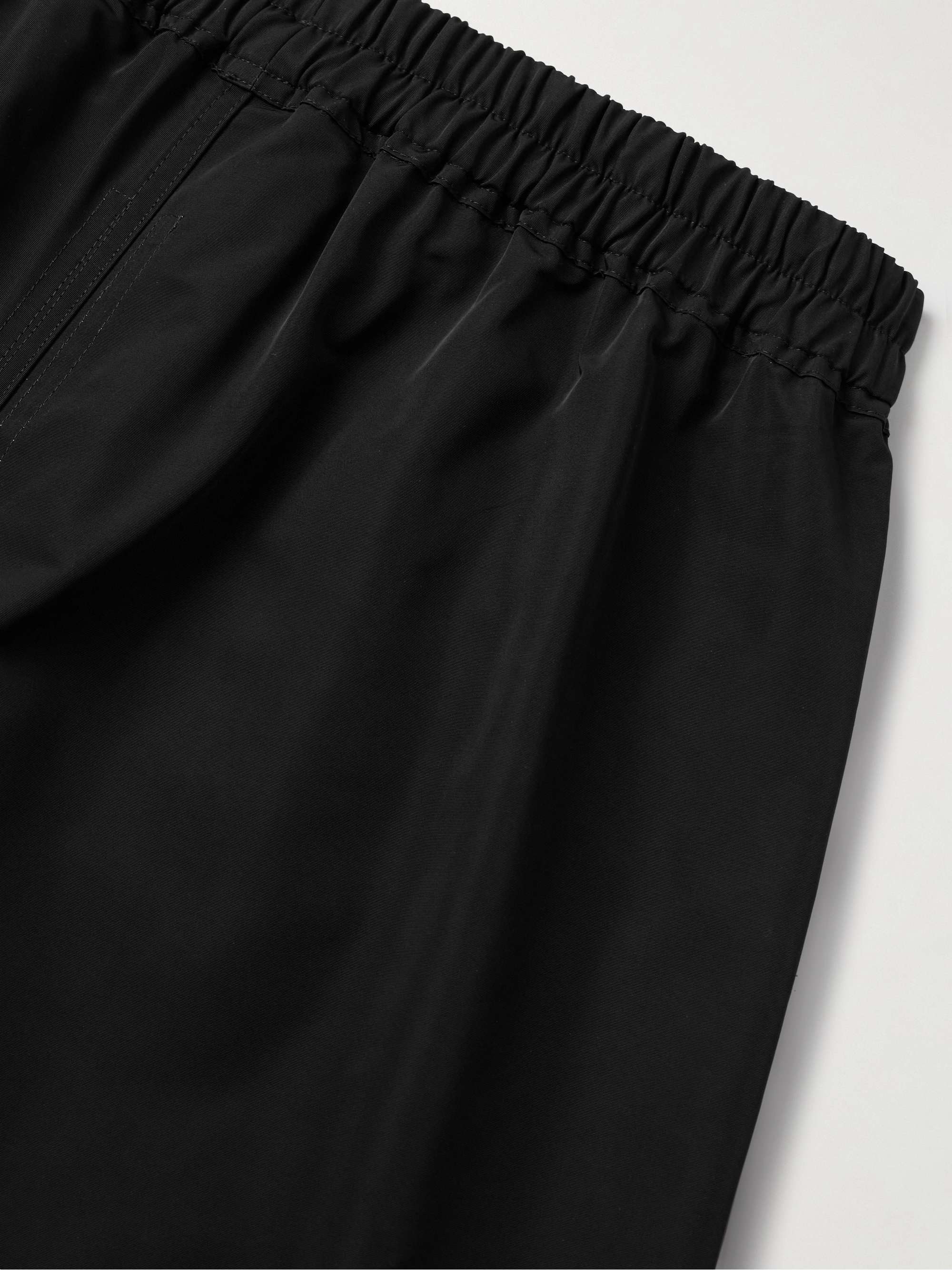 Wide-Leg Shell Drawstring Shorts view