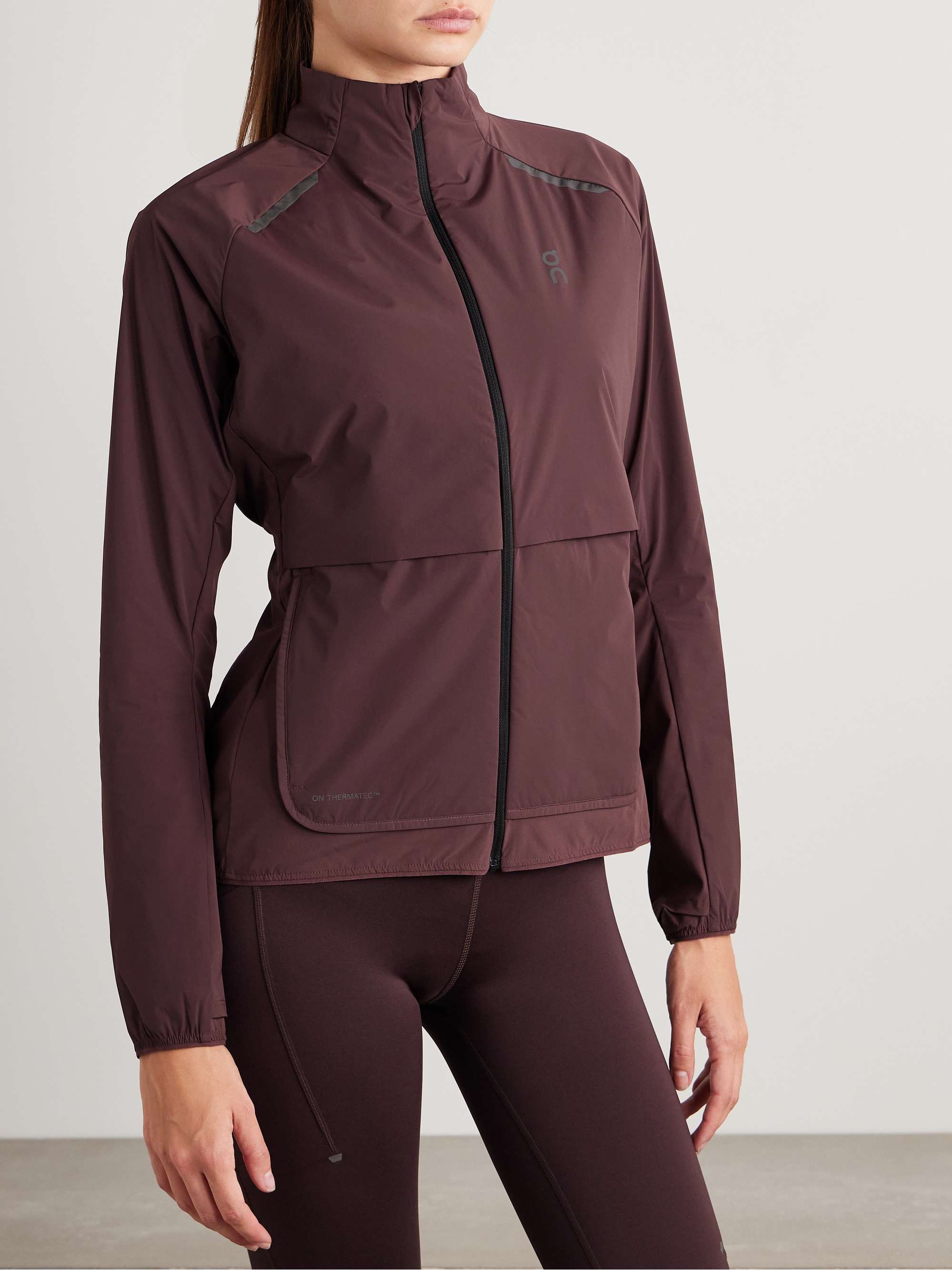 Weather recycled-shell jacket view