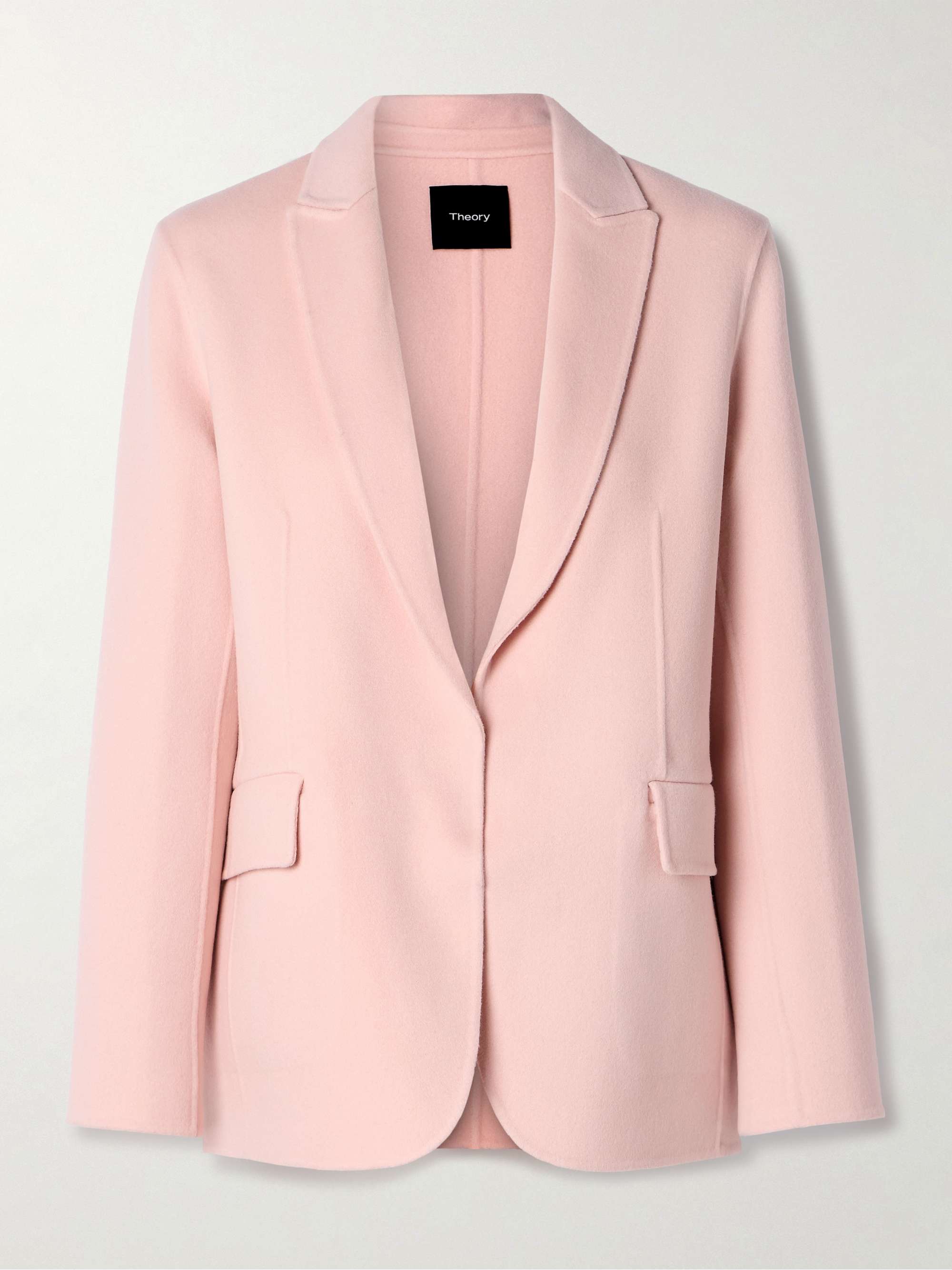 Wool and cashmere-blend felt blazer view