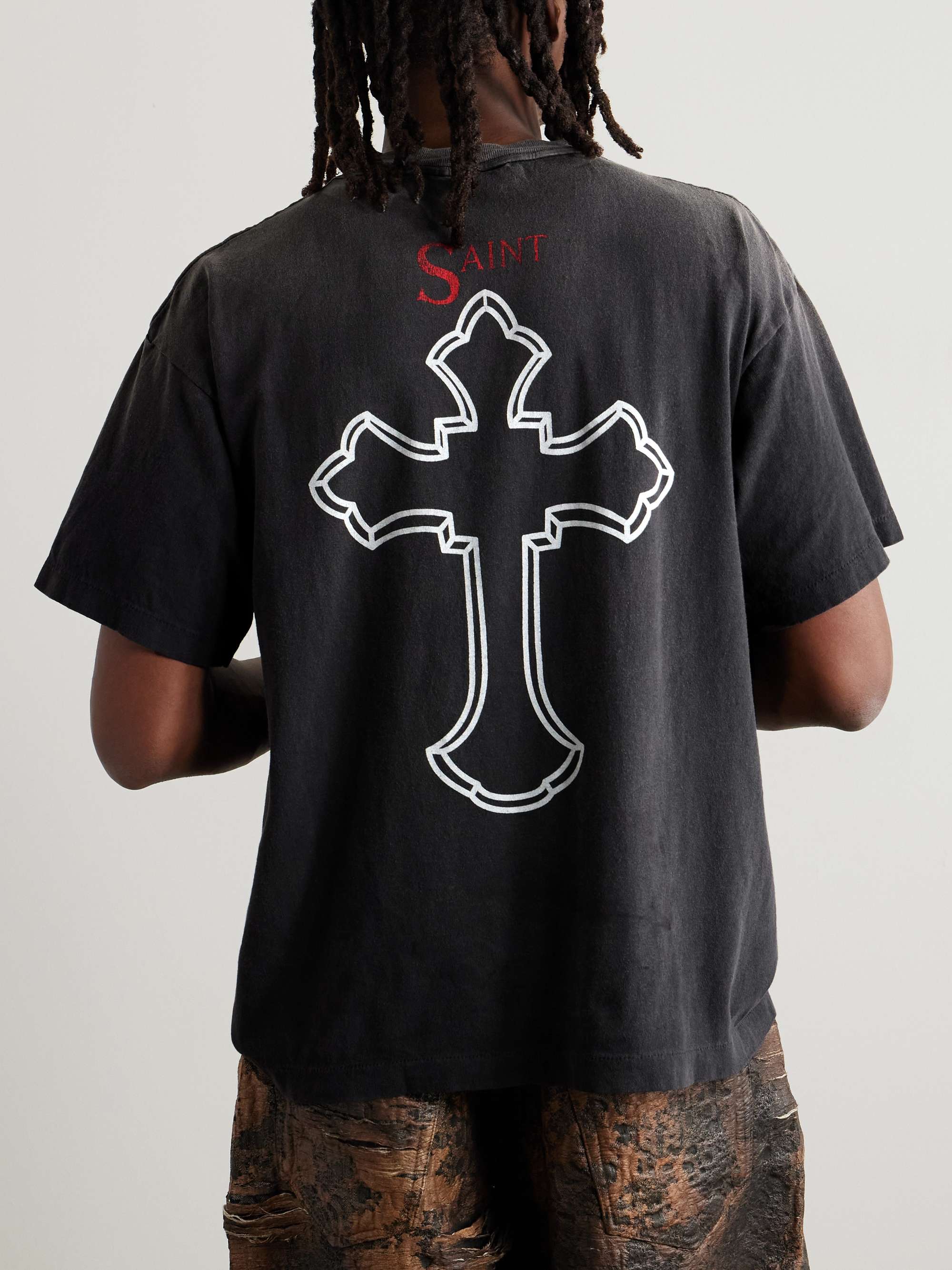 + 2Pac Printed Cotton-Jersey T-Shirt view