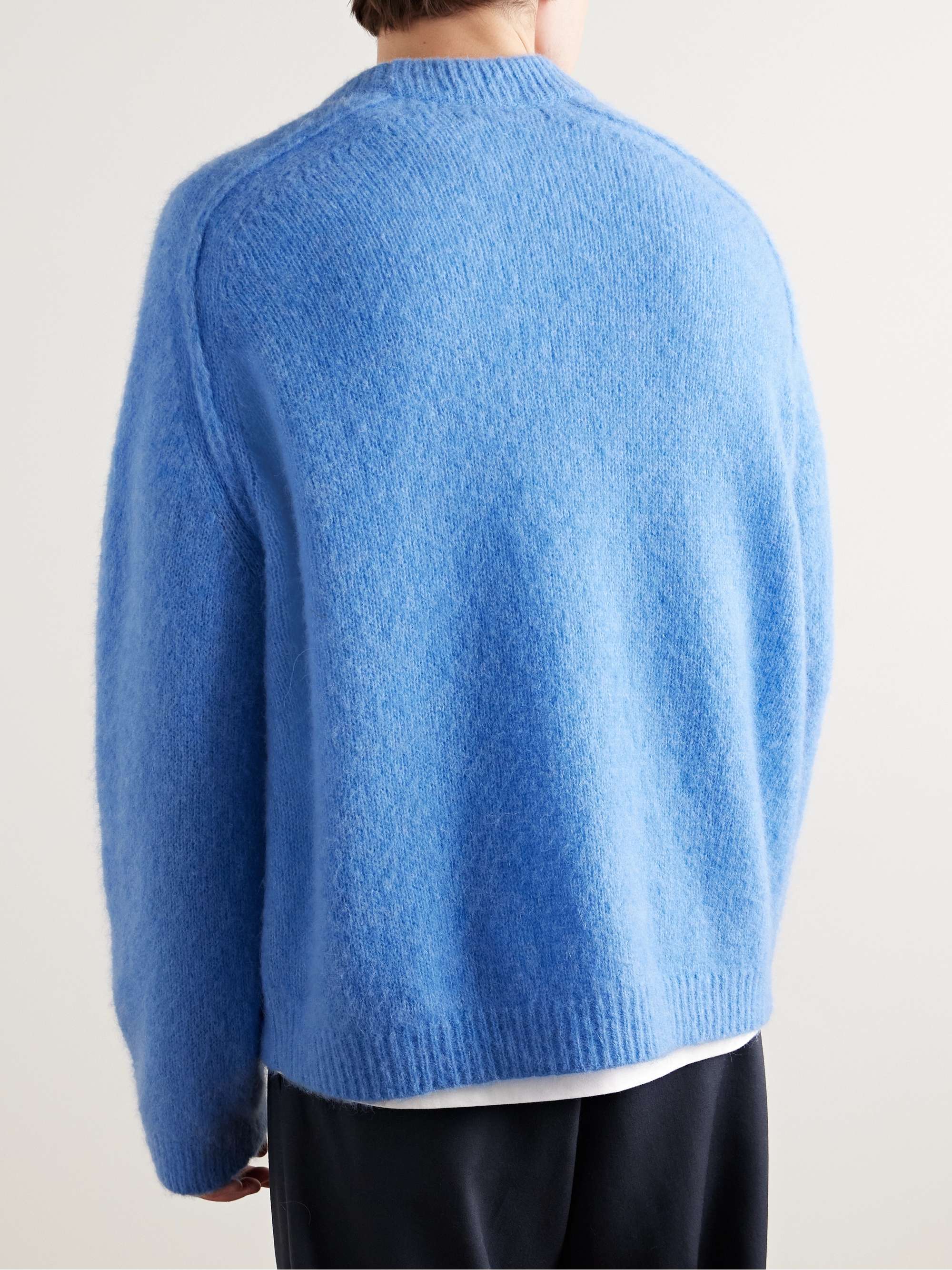 Tyler Alpaca-Blend Mock-Neck Sweater view