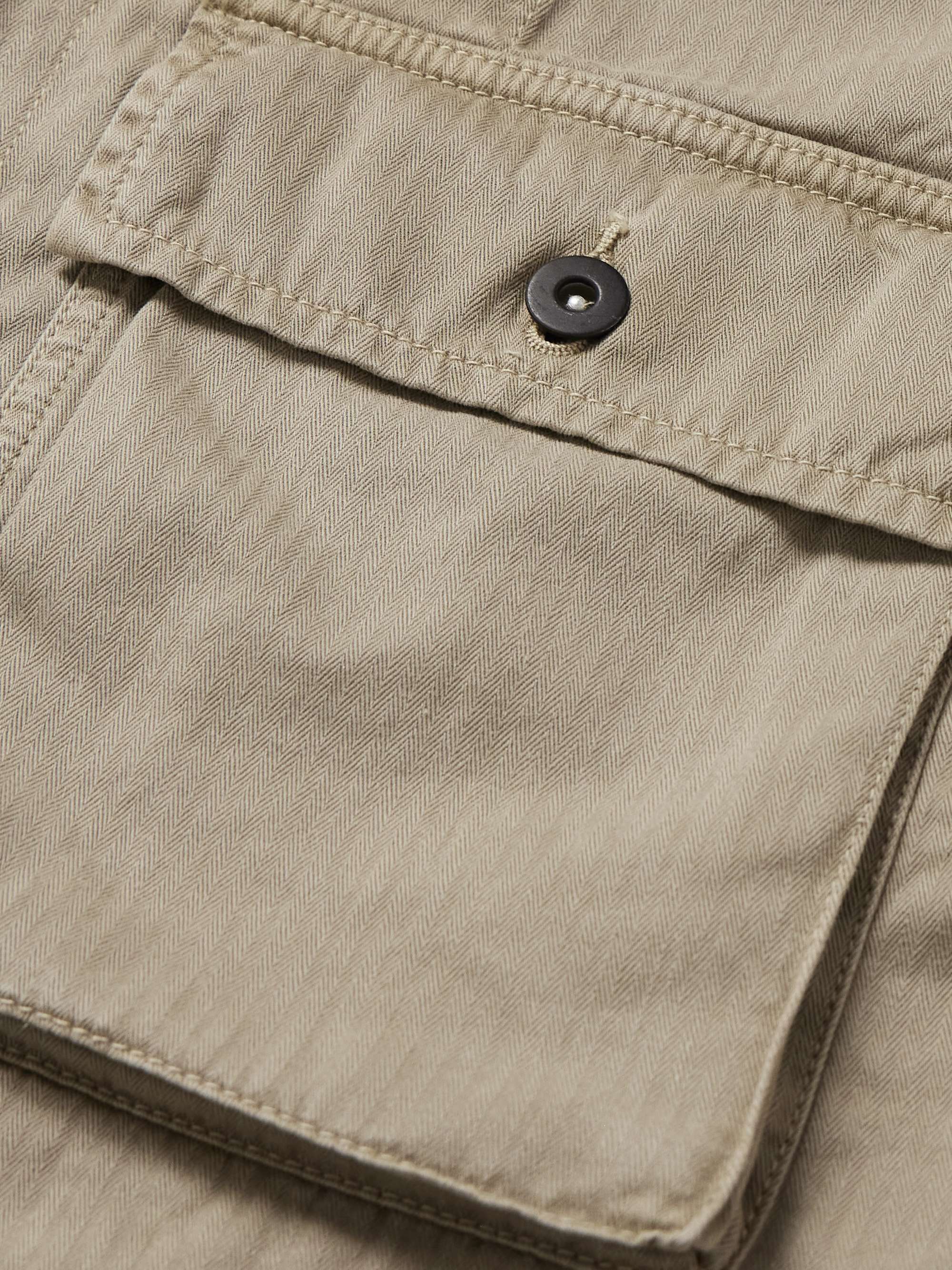 Dar Herringbone Cotton Overshirt view