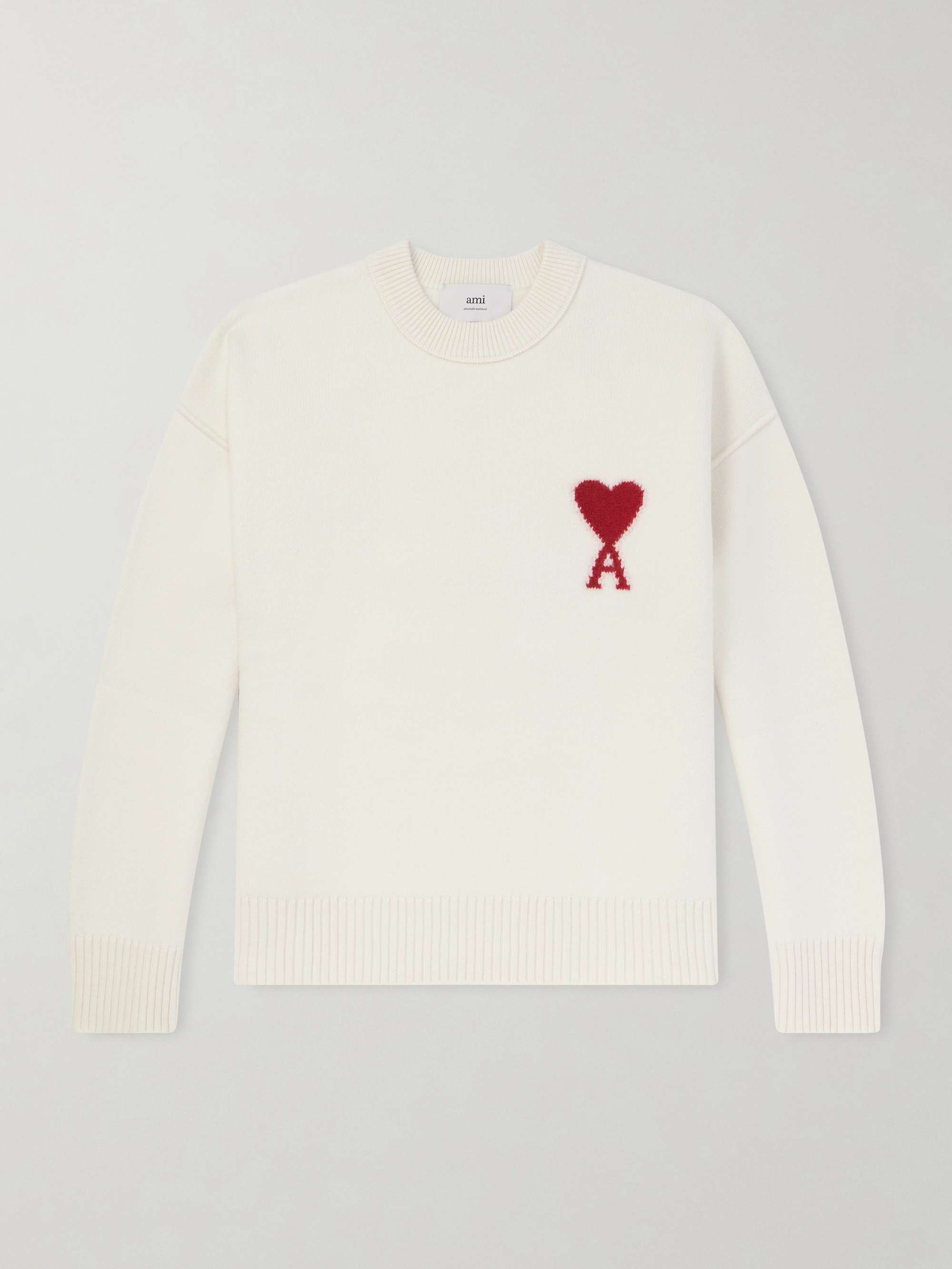 Logo-Intarsia Virgin Wool Sweater view