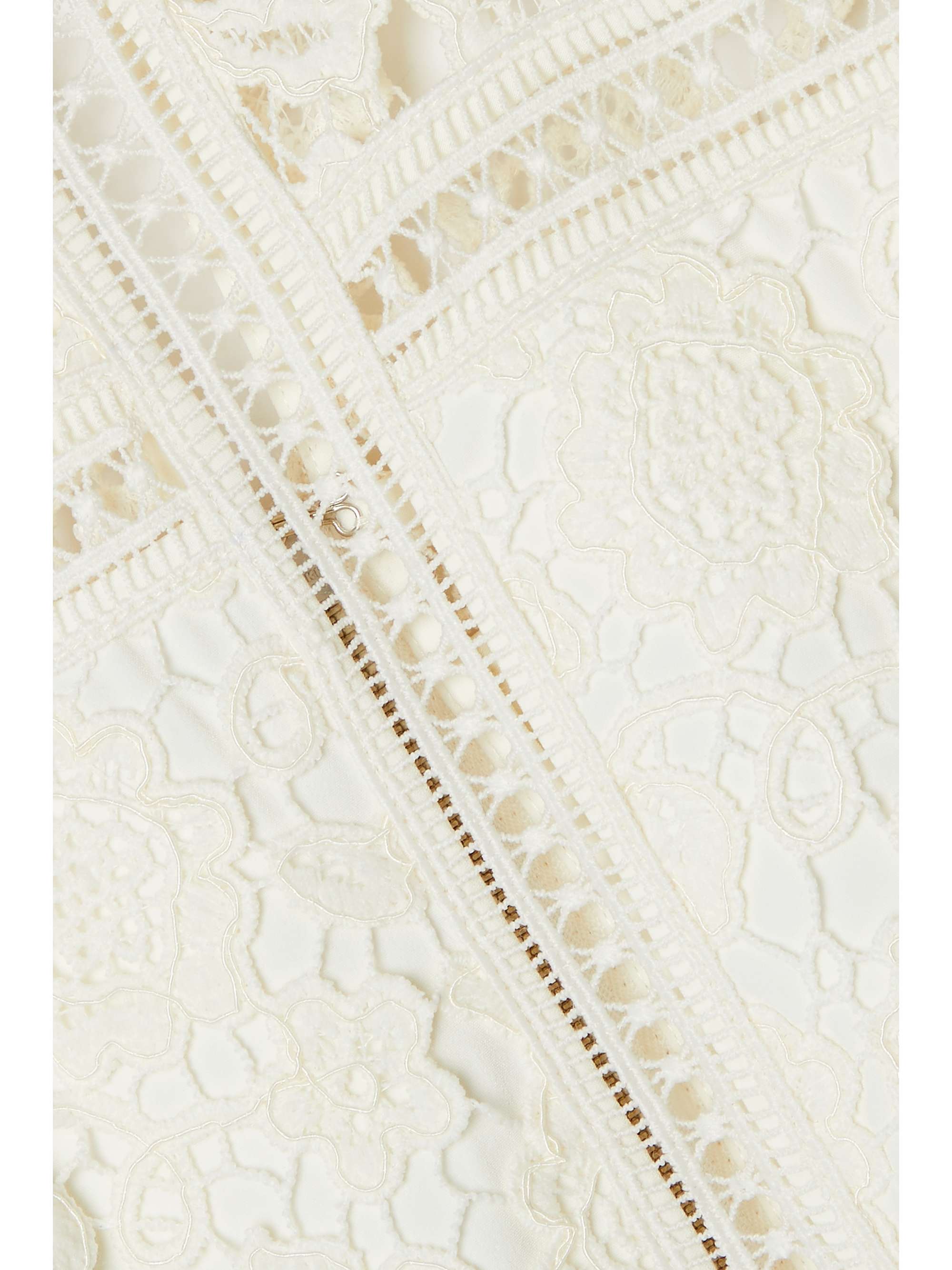 Guipure lace midi dress view