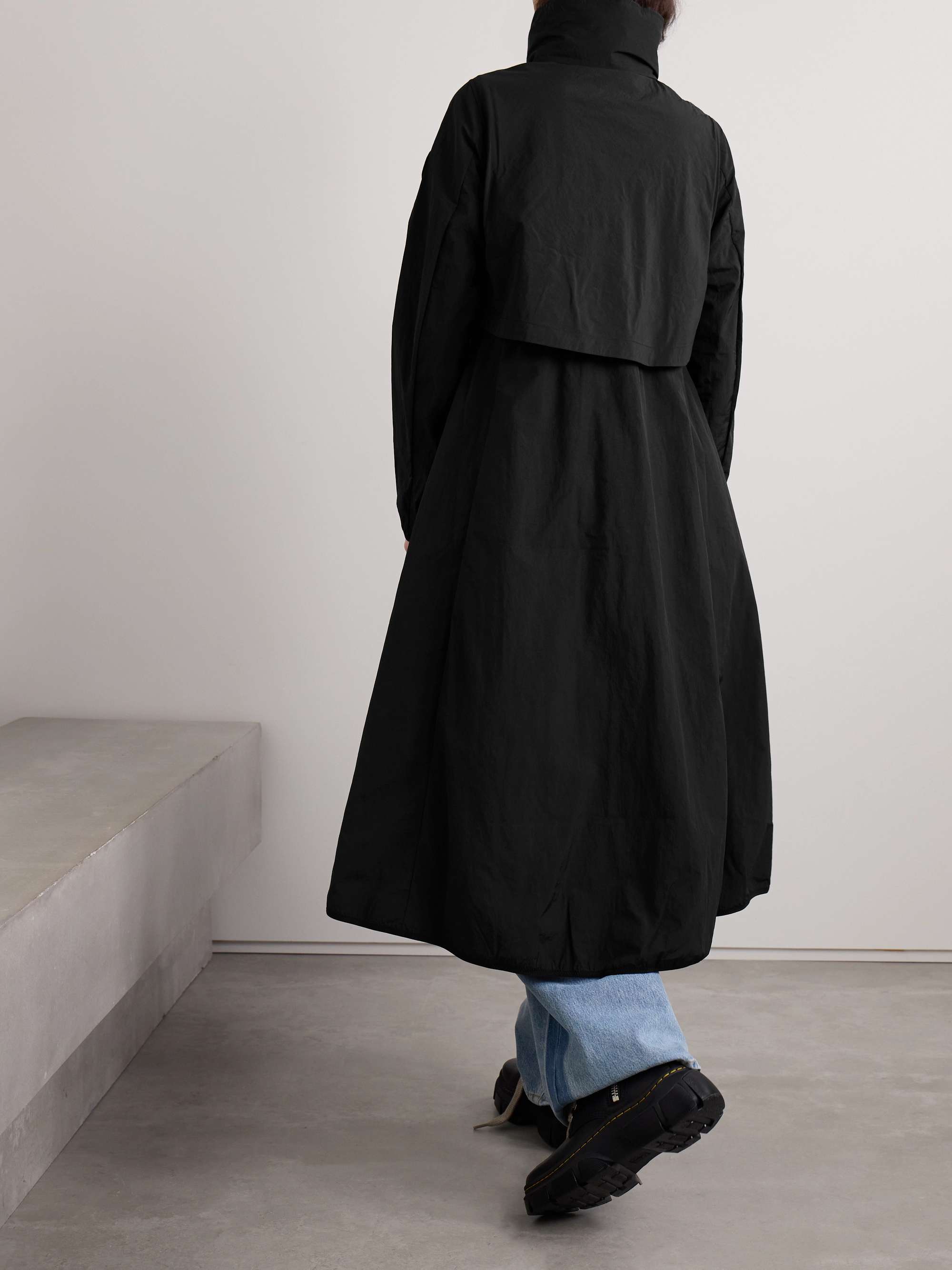 Sinclair appliquéd shell coat view
