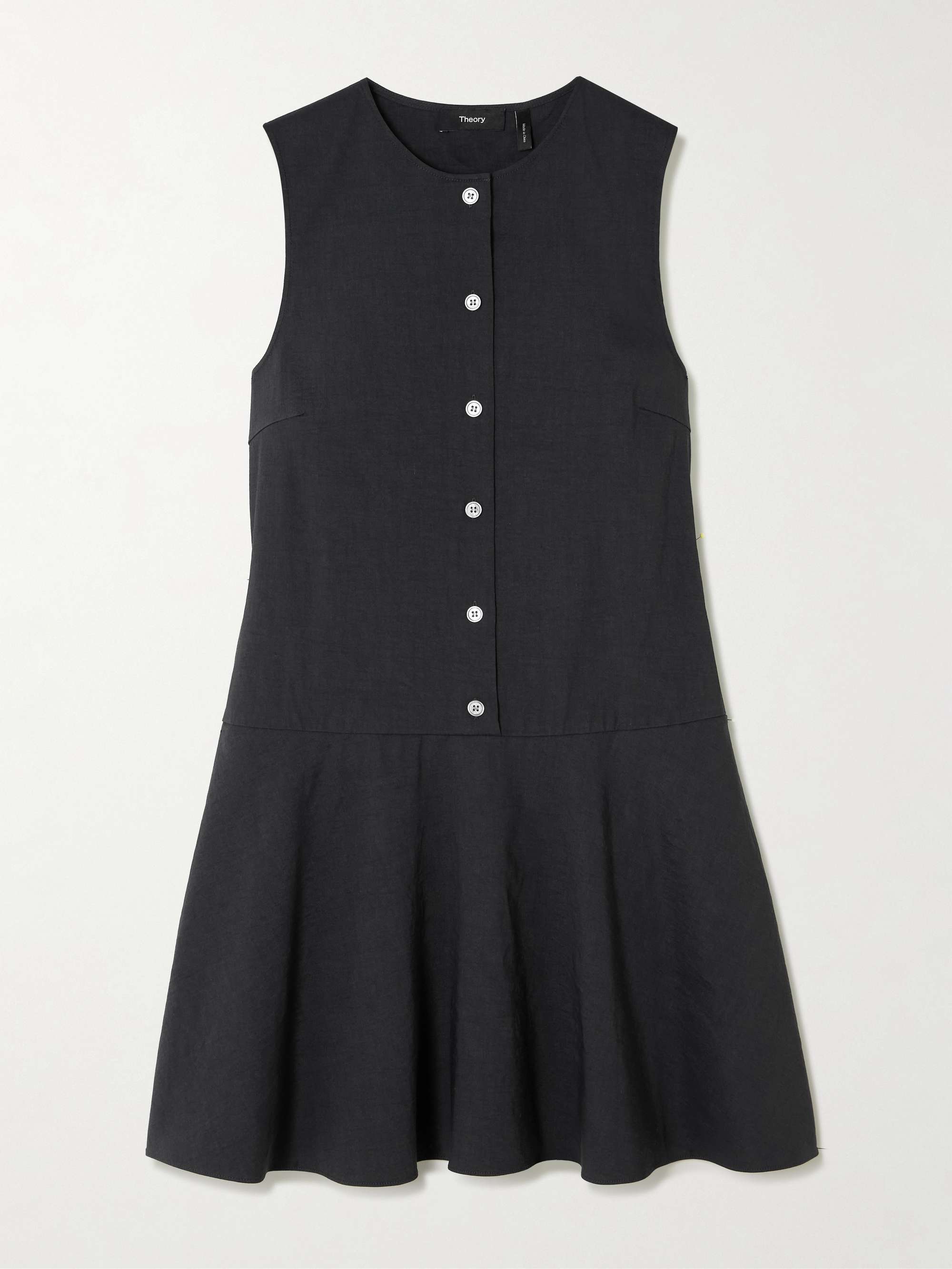 Linen-blend mini dress view