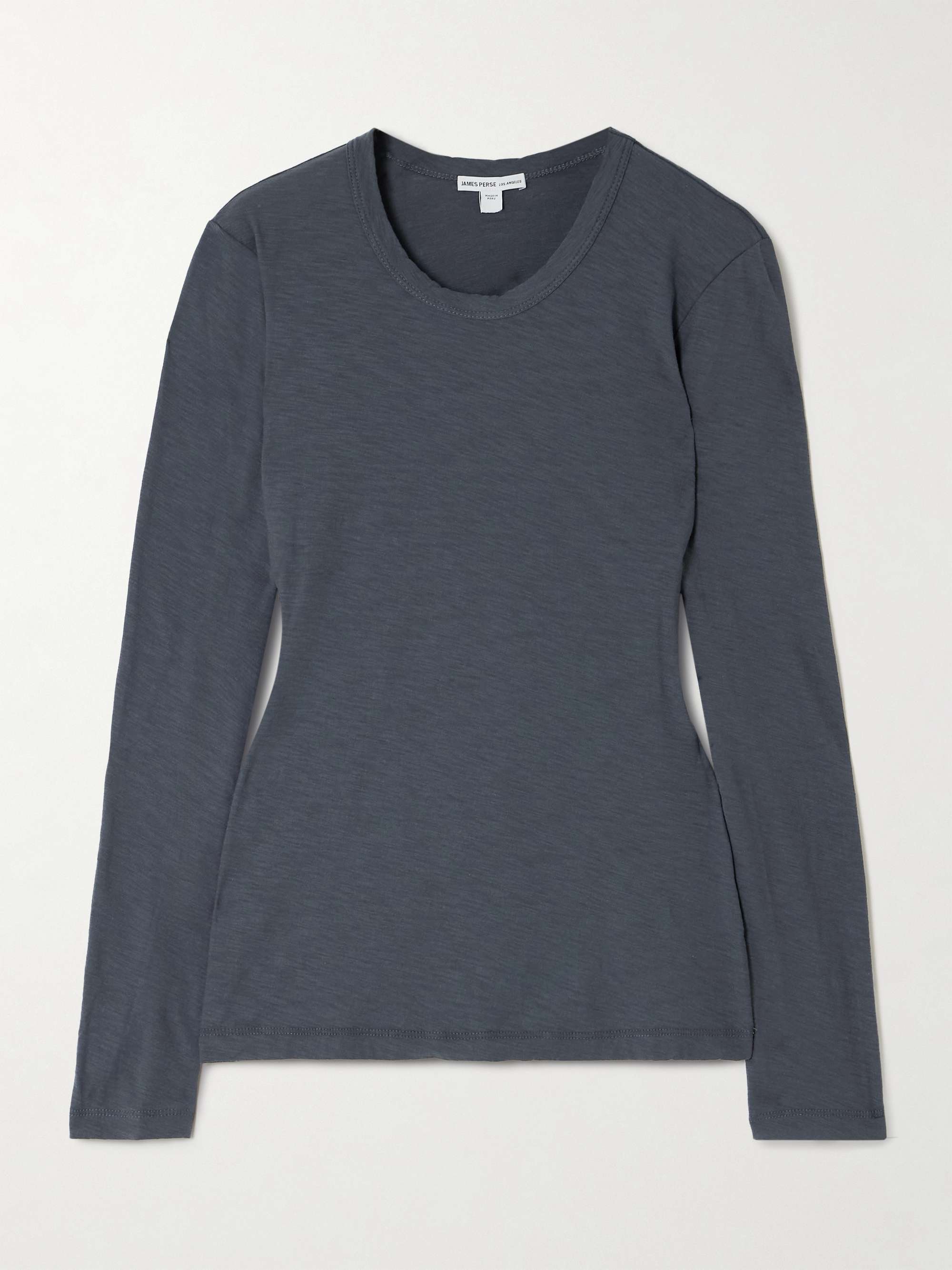 Cotton-jersey top view