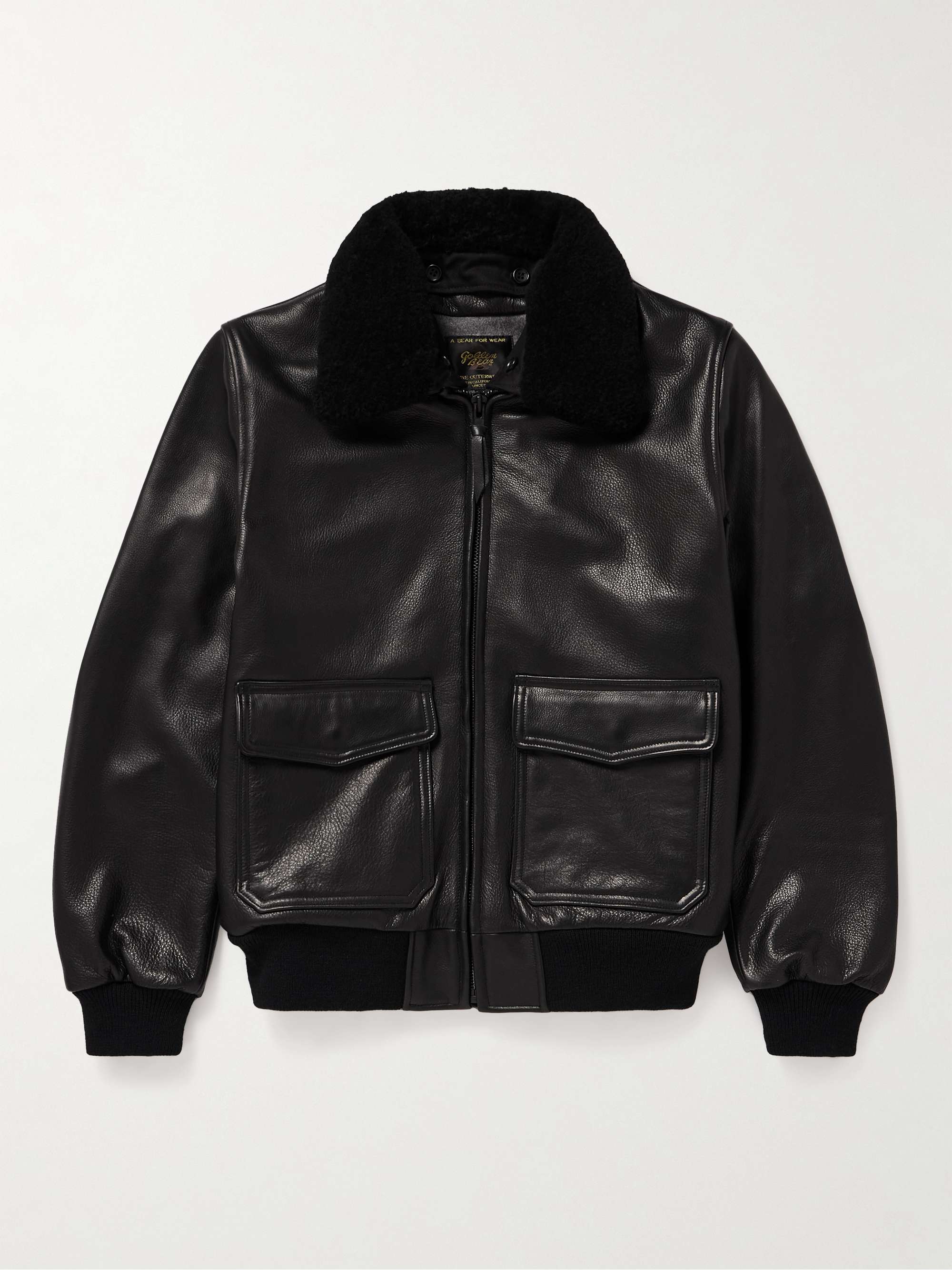 The Carter Shearling Bomber Jacket view