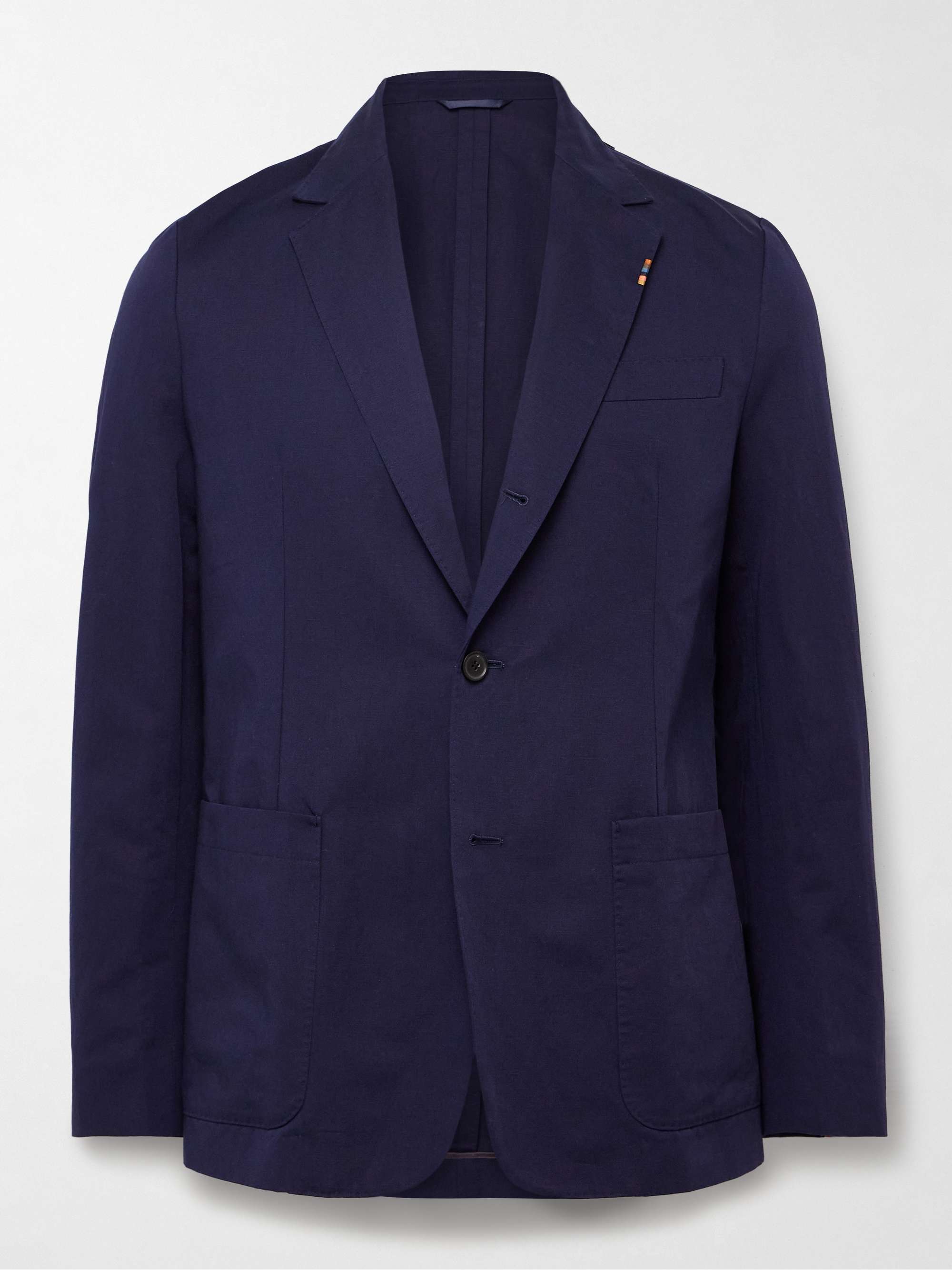 Cotton and Linen-Blend Suit Jacket view