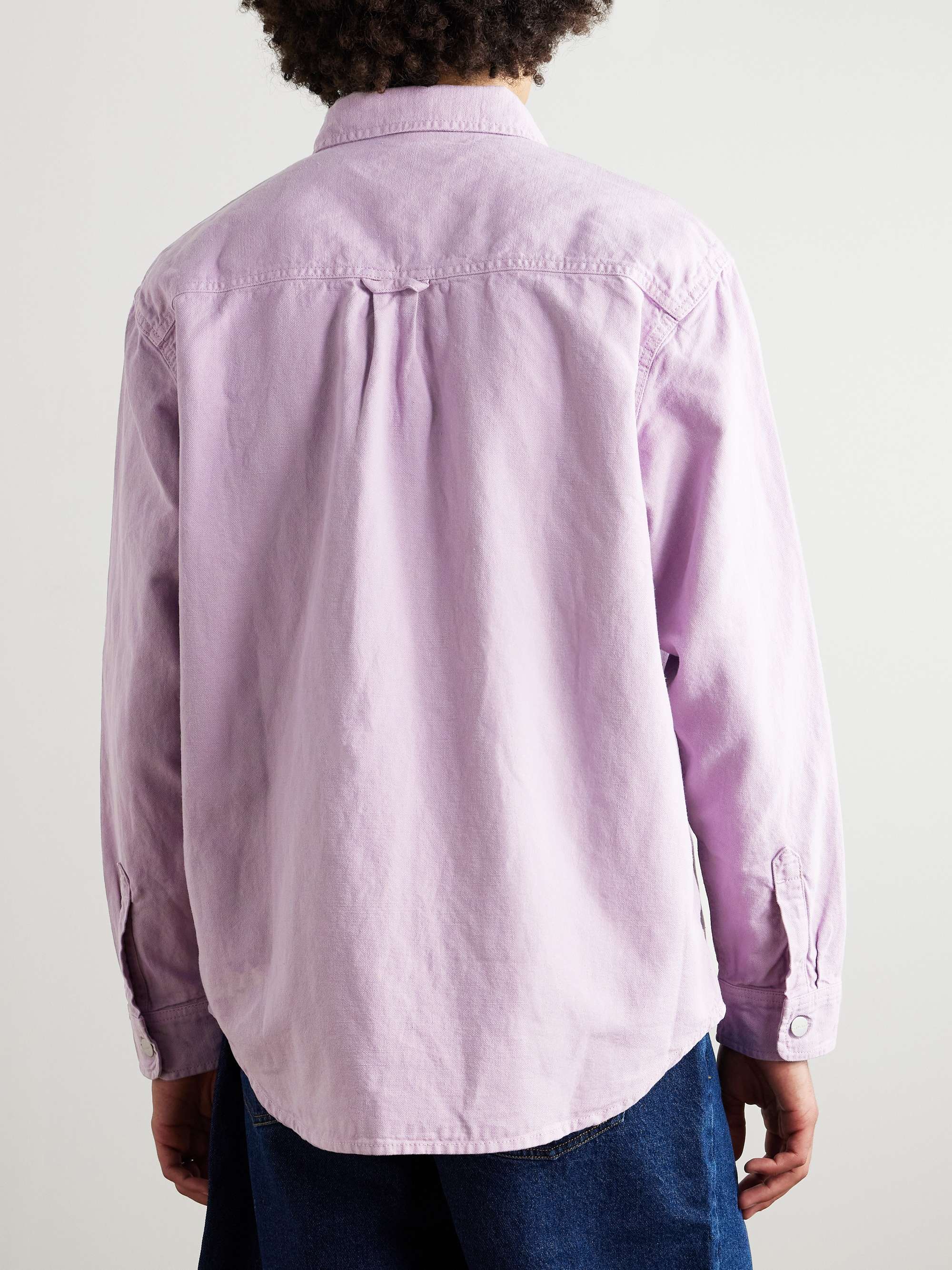 Walter Cotton and Linen-Blend Canvas Shirt Jacket view