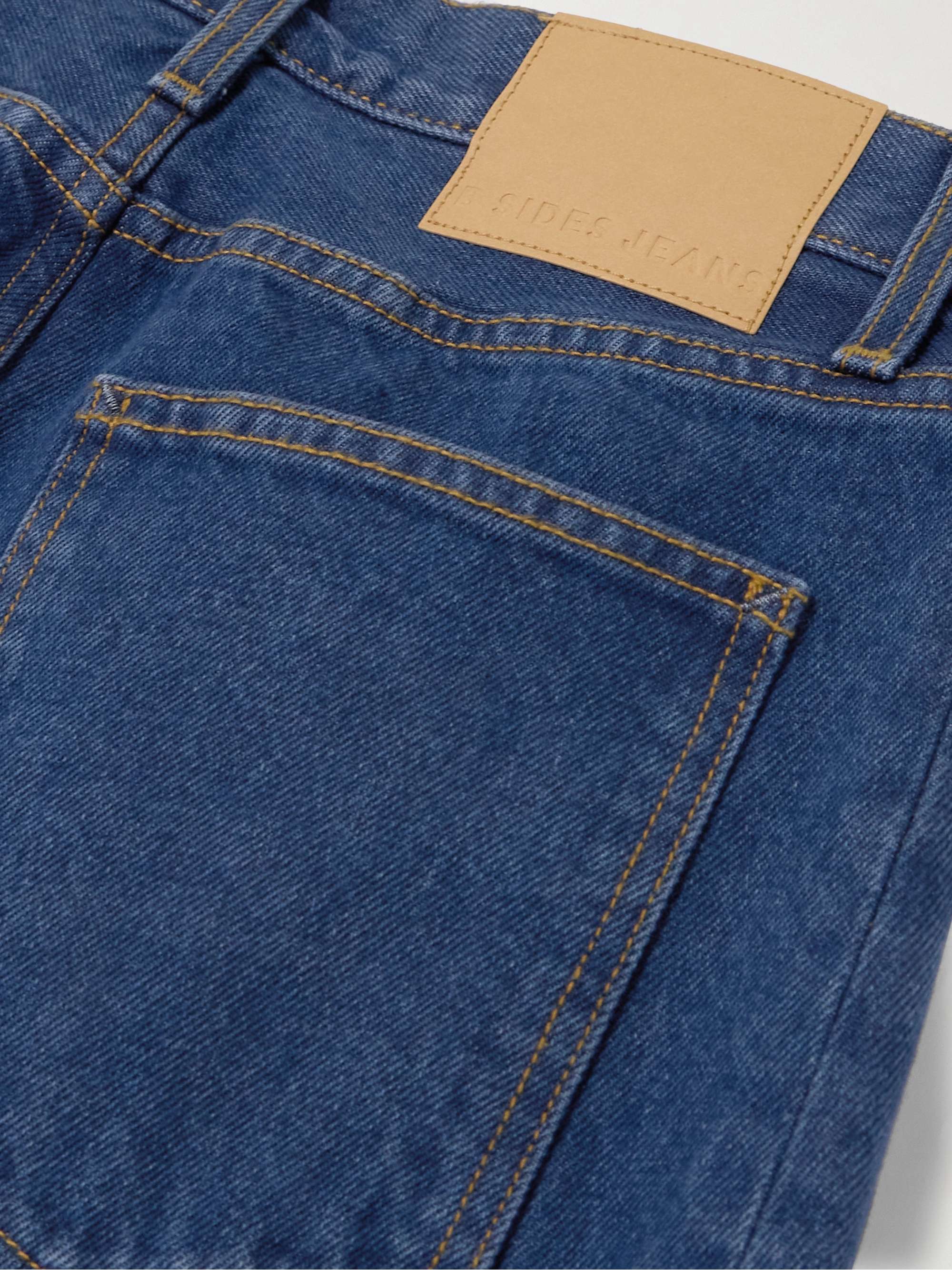 Lasso high-rise barrel-leg jeans view
