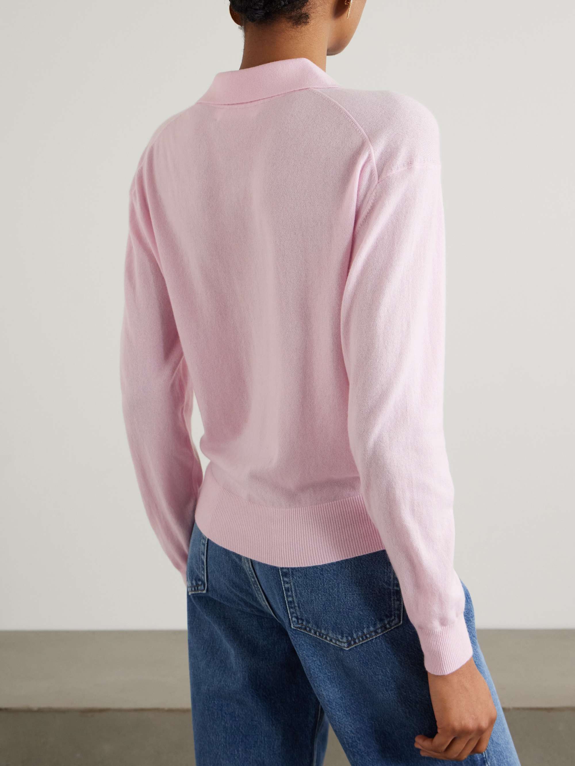 Hamilton cashmere polo shirt view