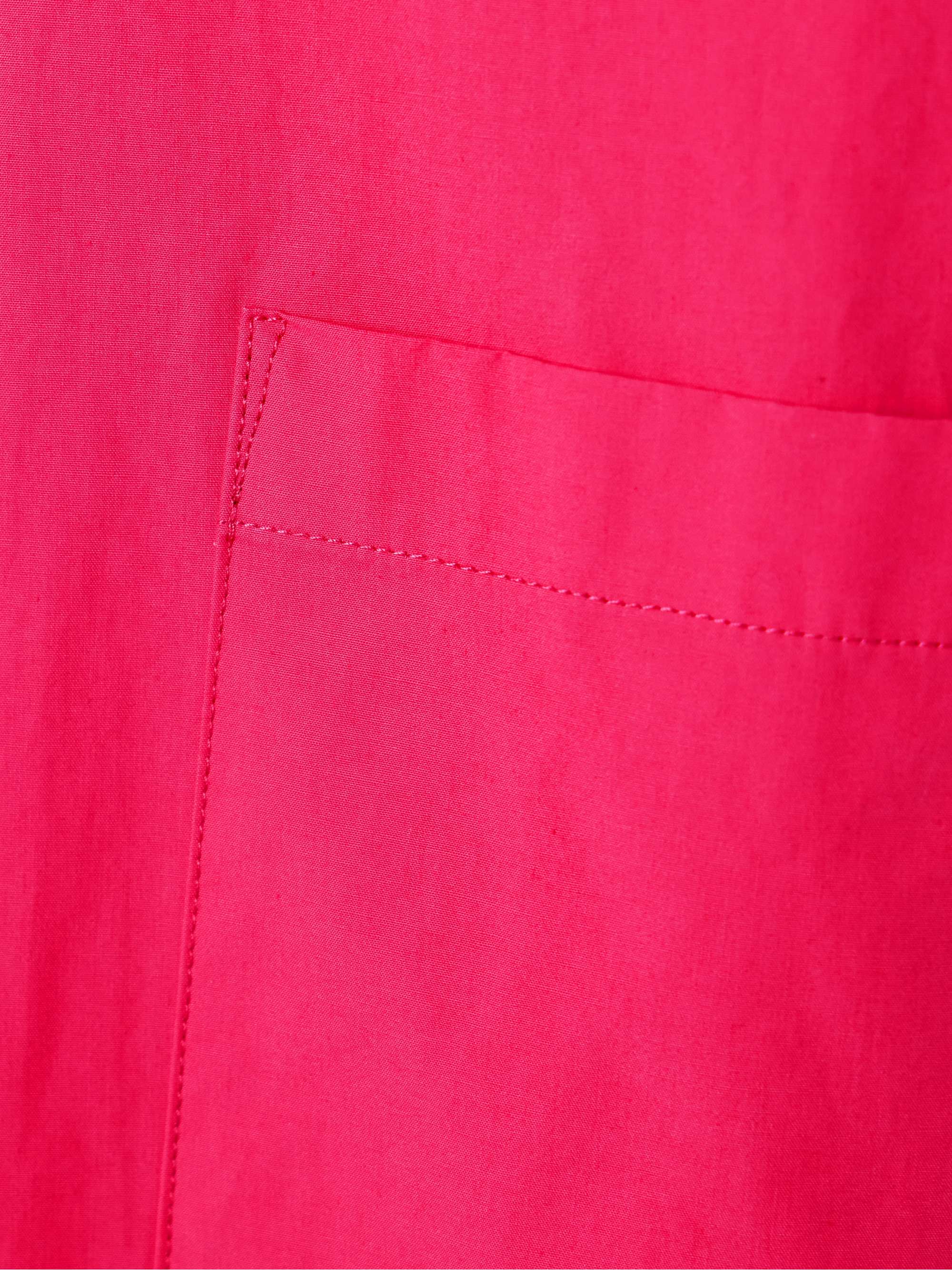 Pocktail cotton-poplin midi dress view