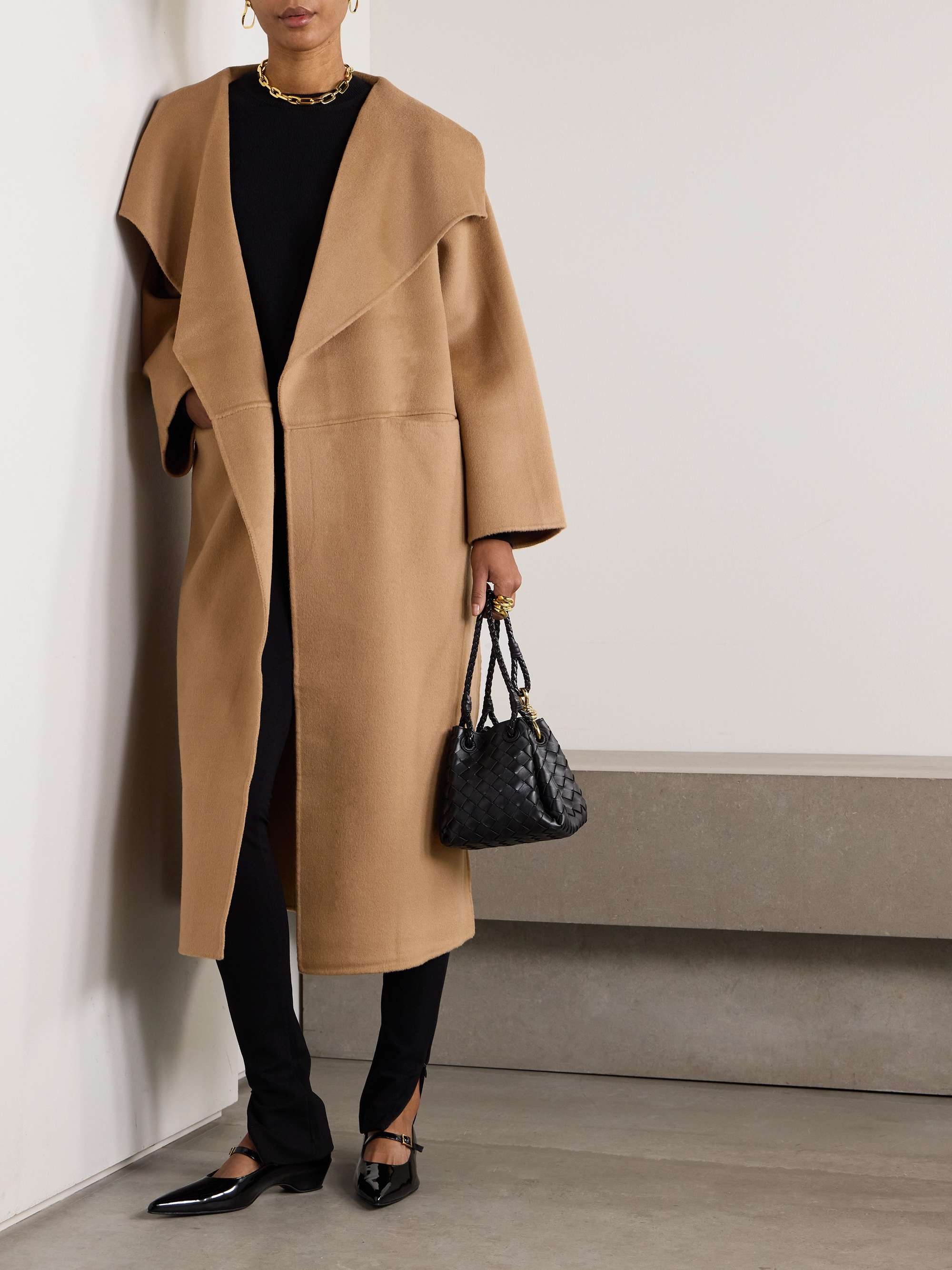 + NET SUSTAIN Signature wool-blend coat view