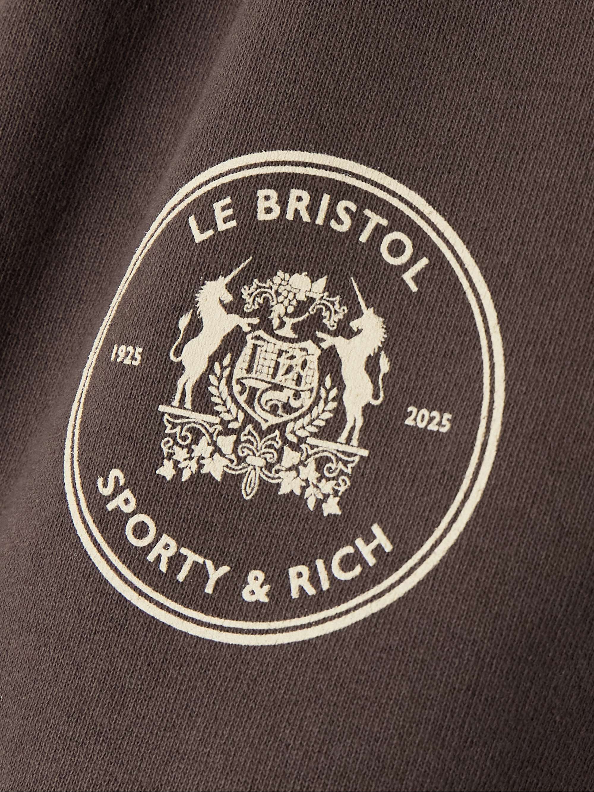 + Le Bristol Paris Crest printed cotton-jersey sweatpants view