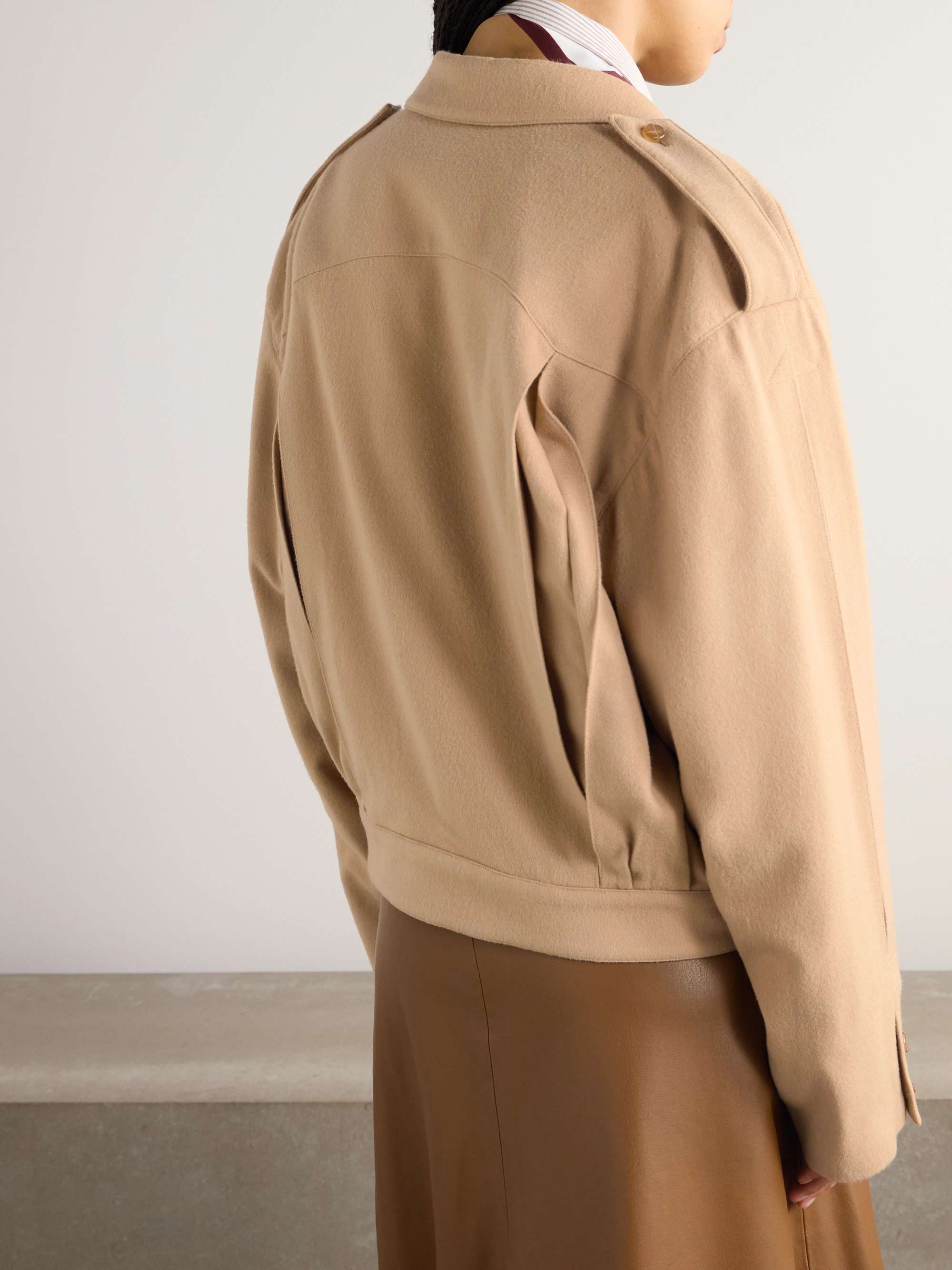 Mystere Serama oversized wool-blend jacket view