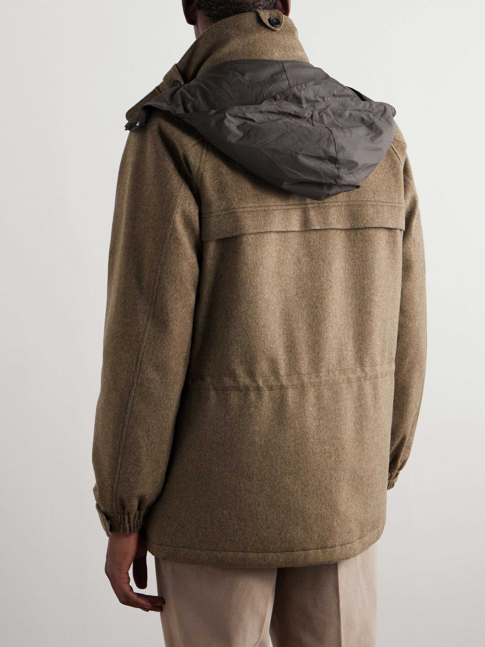 Icer Padded Storm System® Cashmere Hooded Field Jacket view