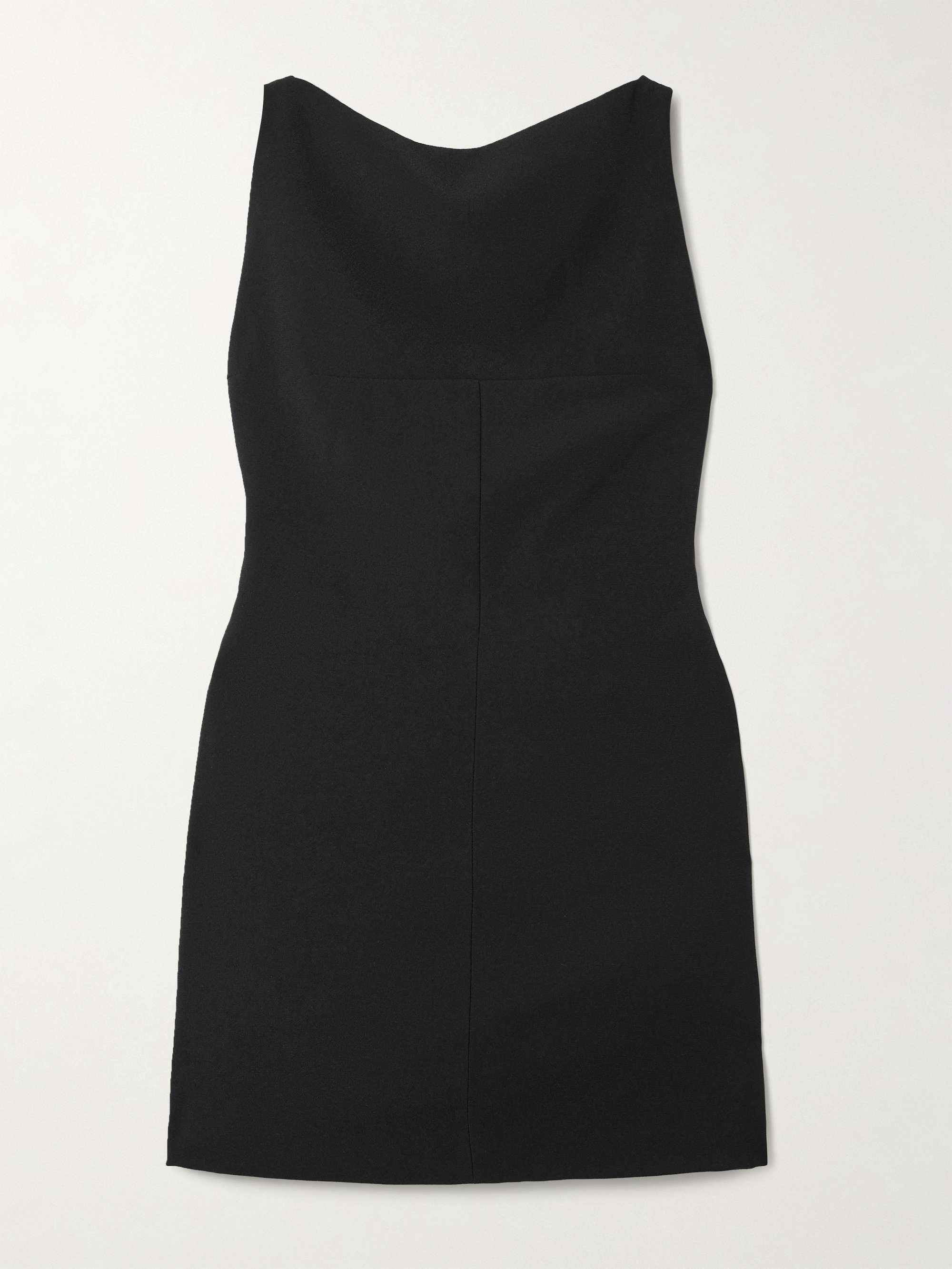 Alessa open-back crepe mini dress view