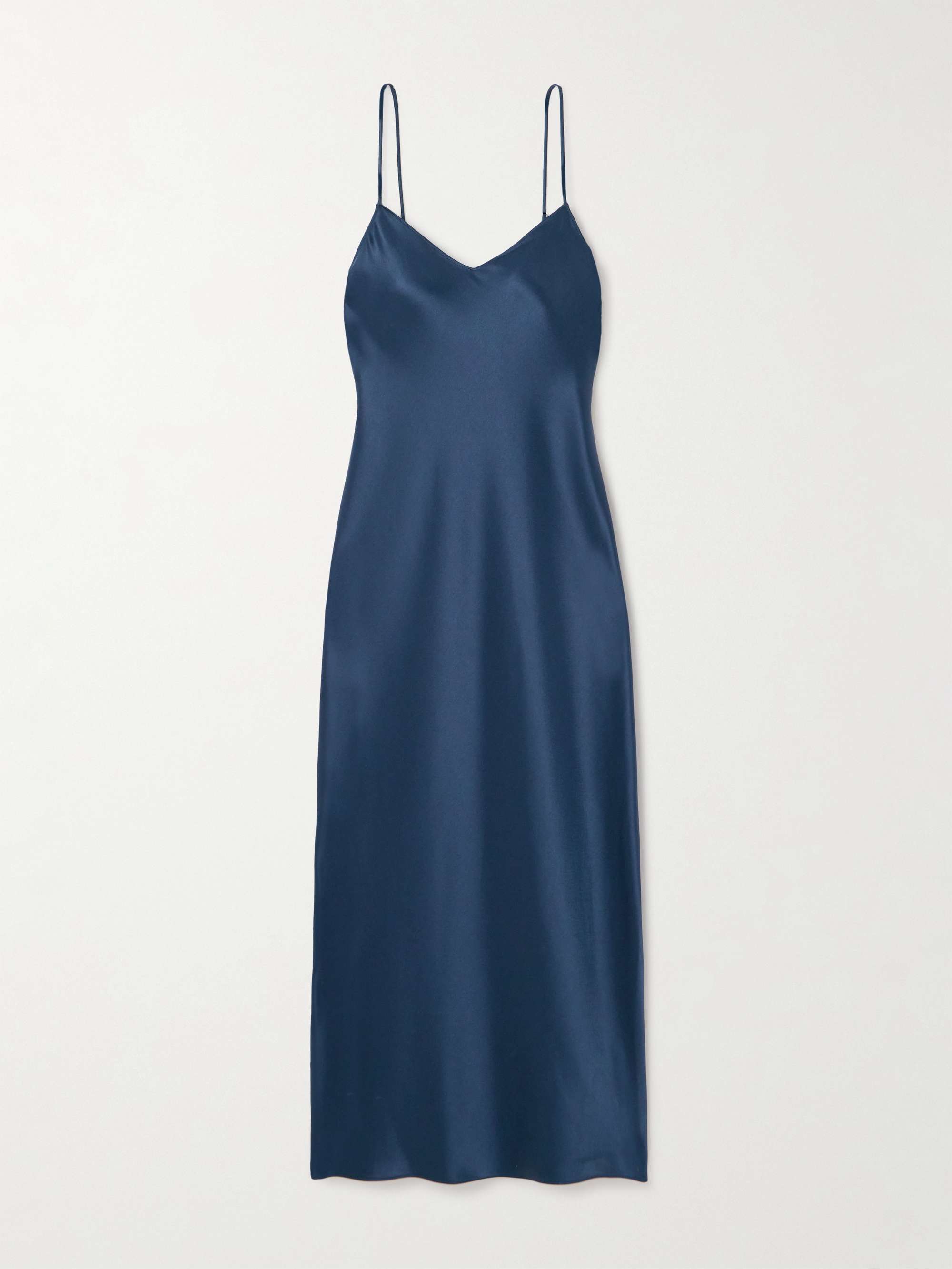 Satin midi dress view