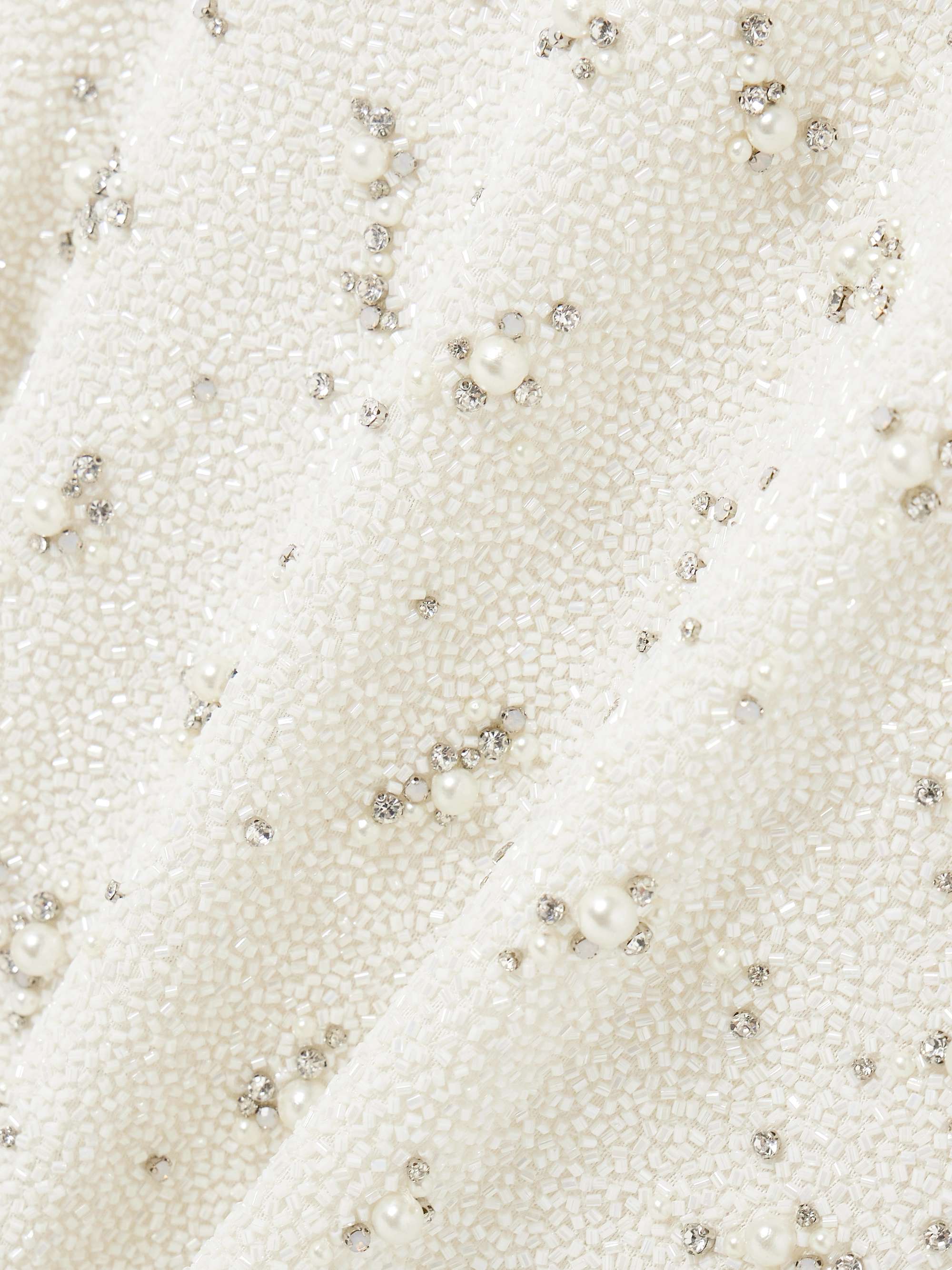 Embellished stretch-tulle gown view