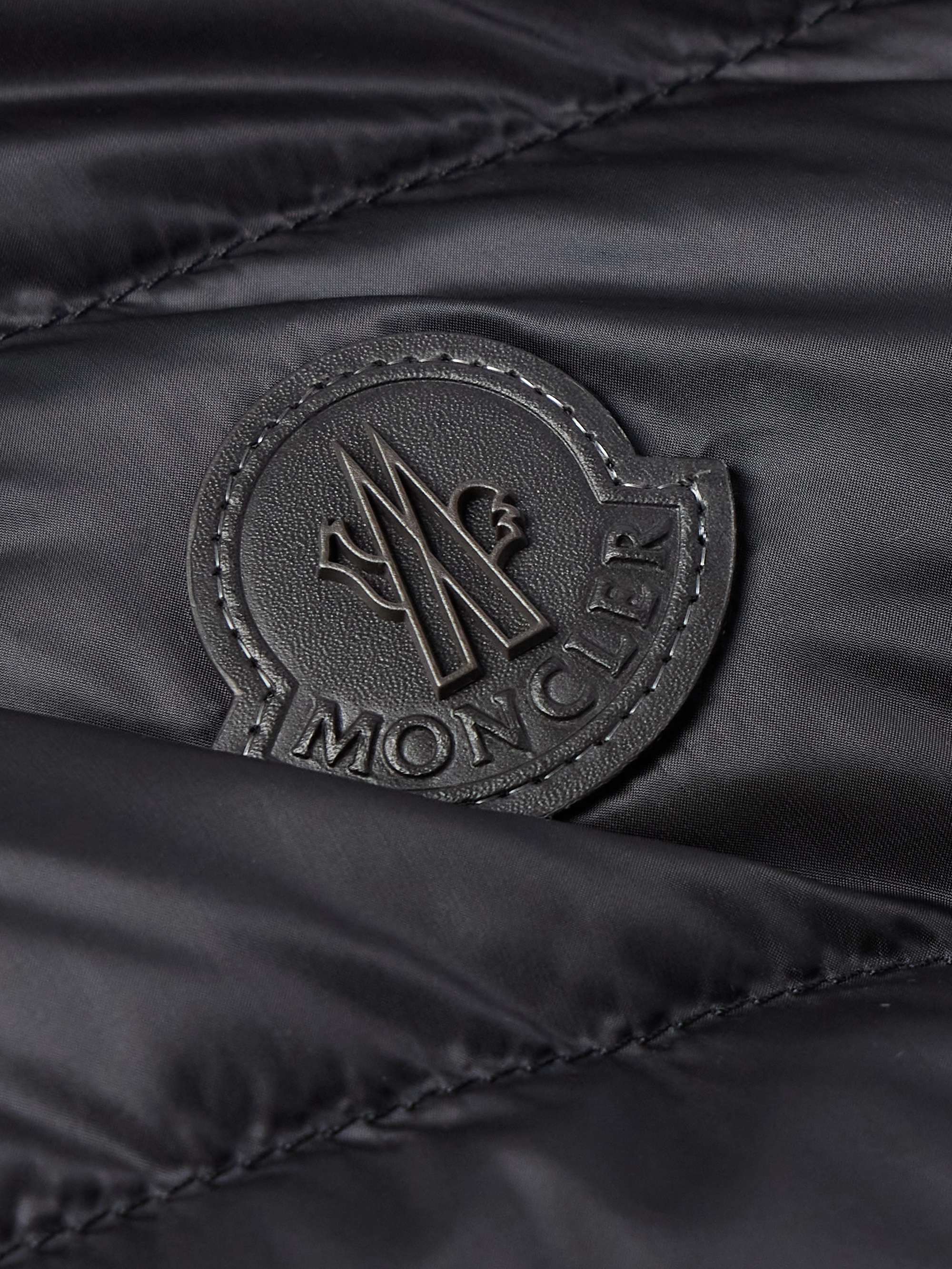 Cotton-Jersey and Quilted Shell Down Jacket view