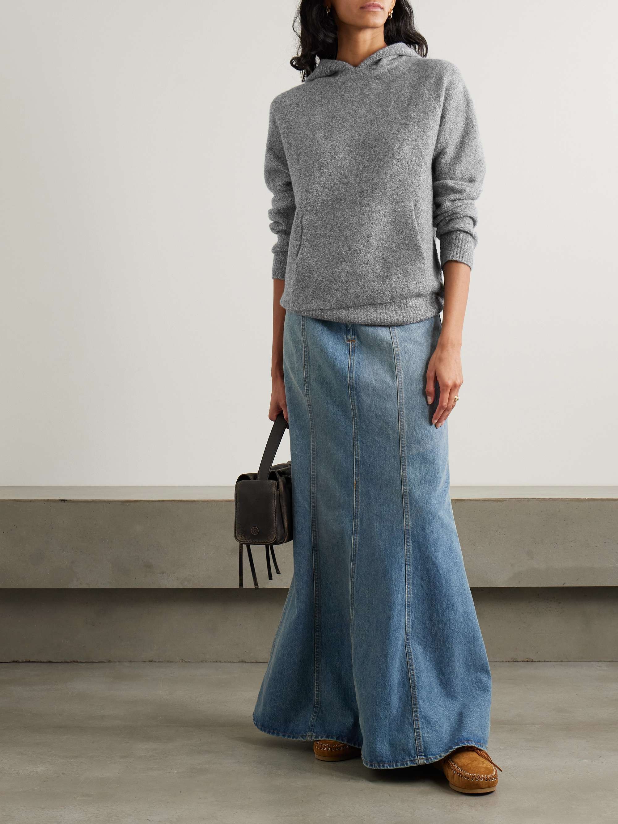Ivy cashmere bouclé hoodie view