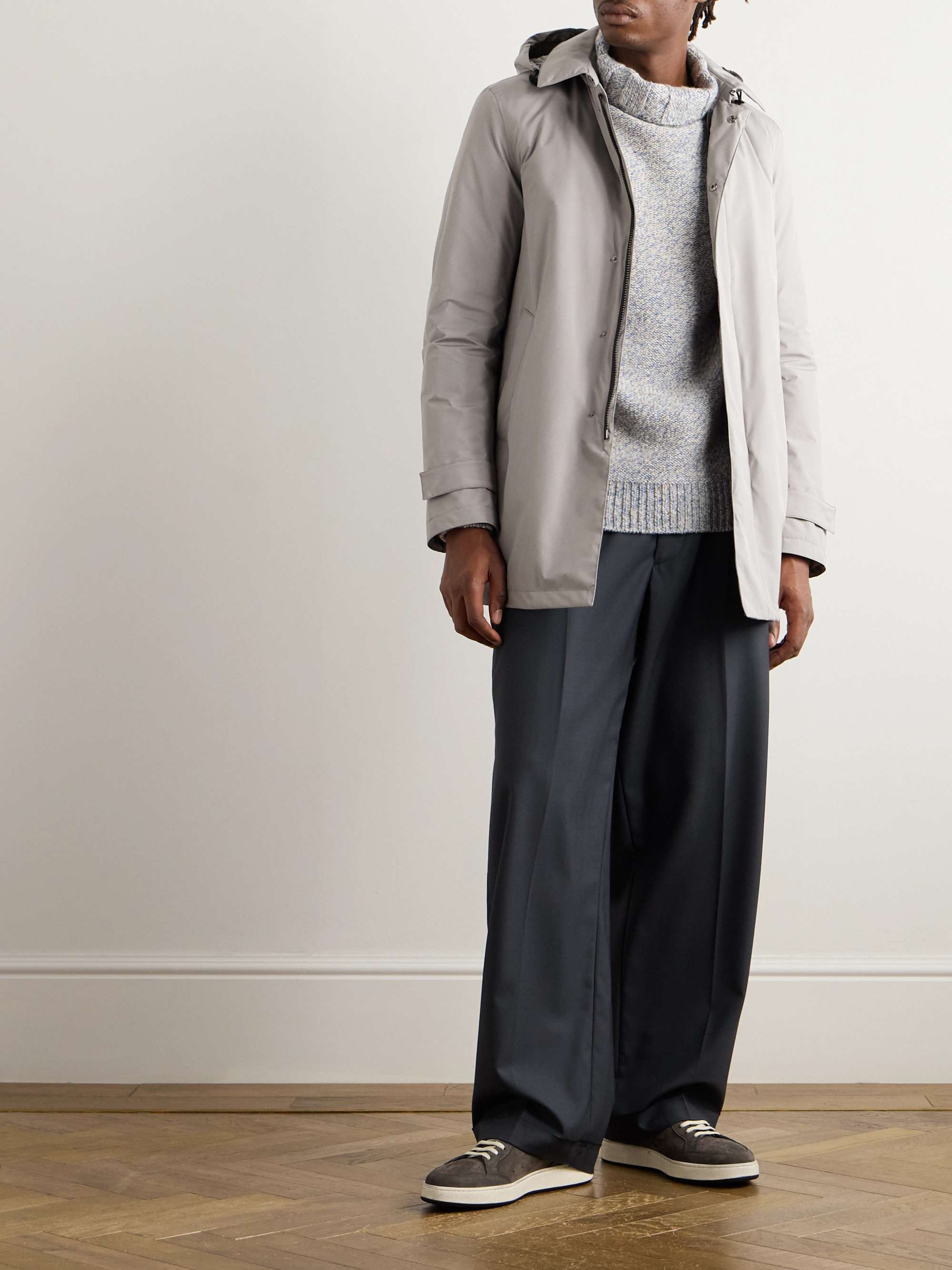 Laminar Shell Hooded Down Coat view