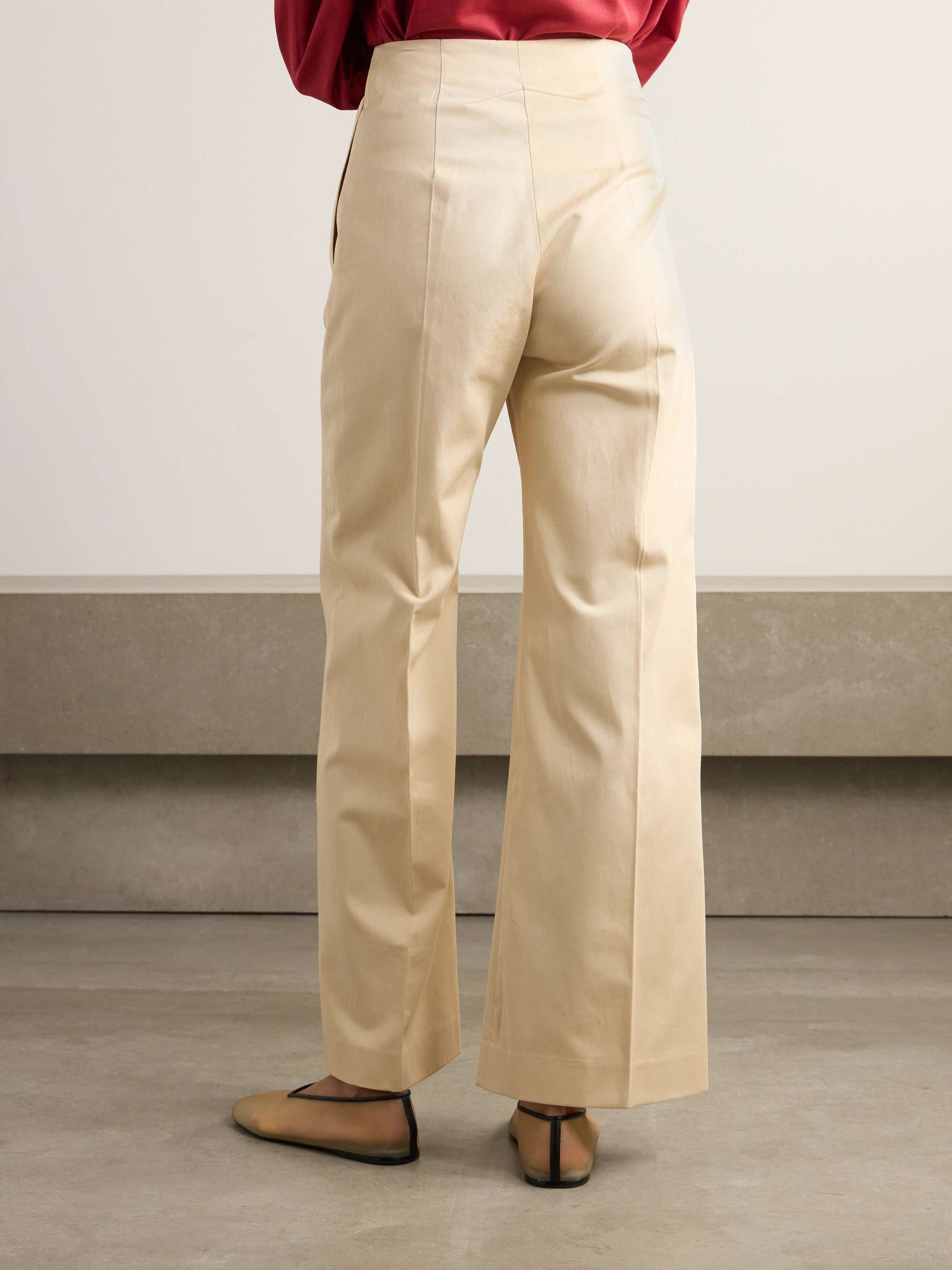 Iconic cotton-twill wide-leg pants view