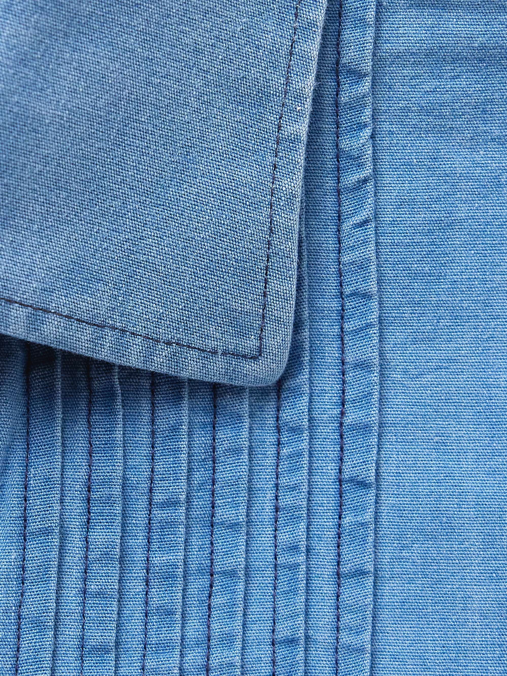 Bib-Front Cotton-Chambray Shirt view