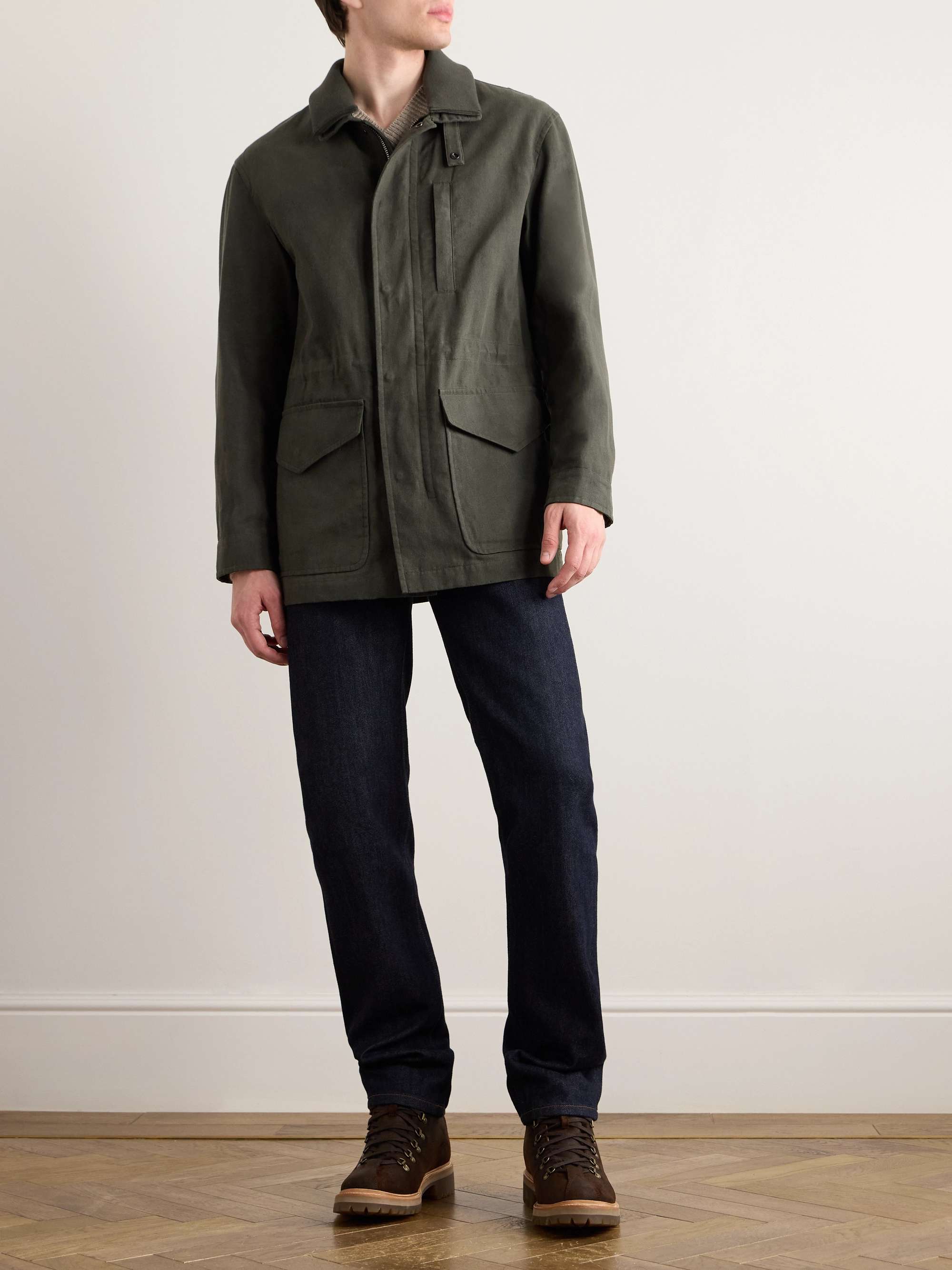 Range Cotton and Linen-Blend Parka view