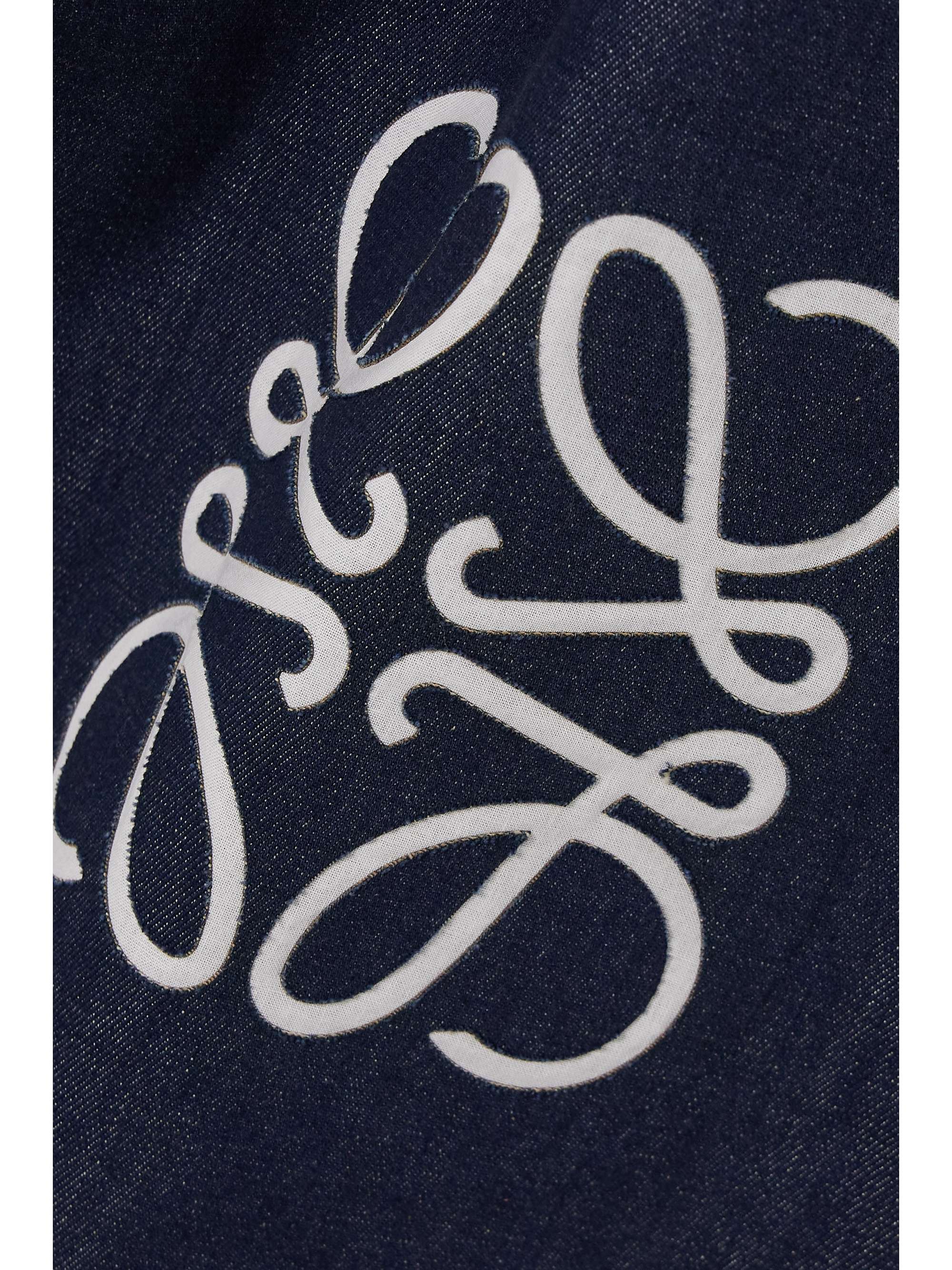 Anagram cutout high-rise straight-leg jeans view