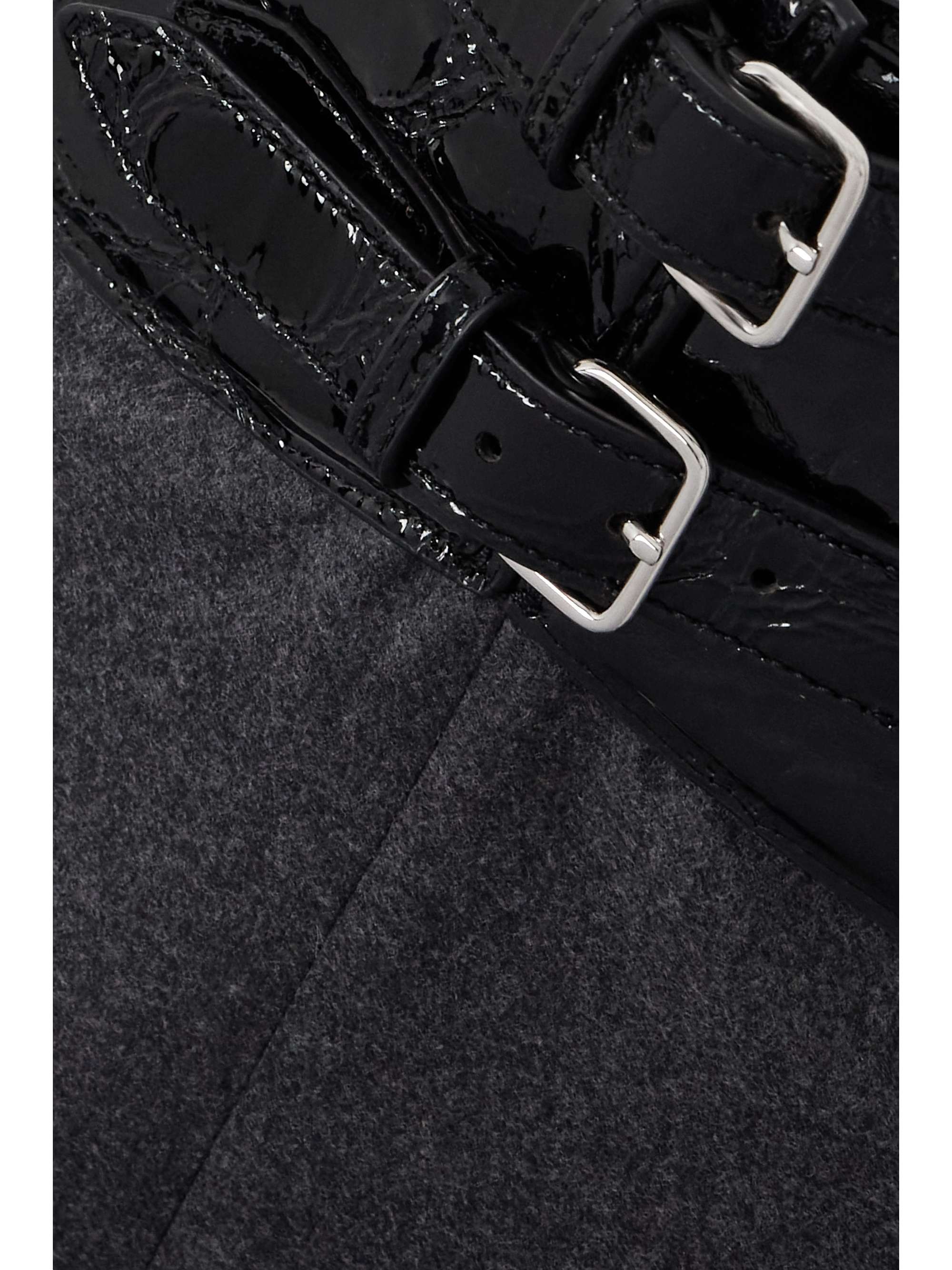 Archetypes belted wool-flannel wide-leg pants view