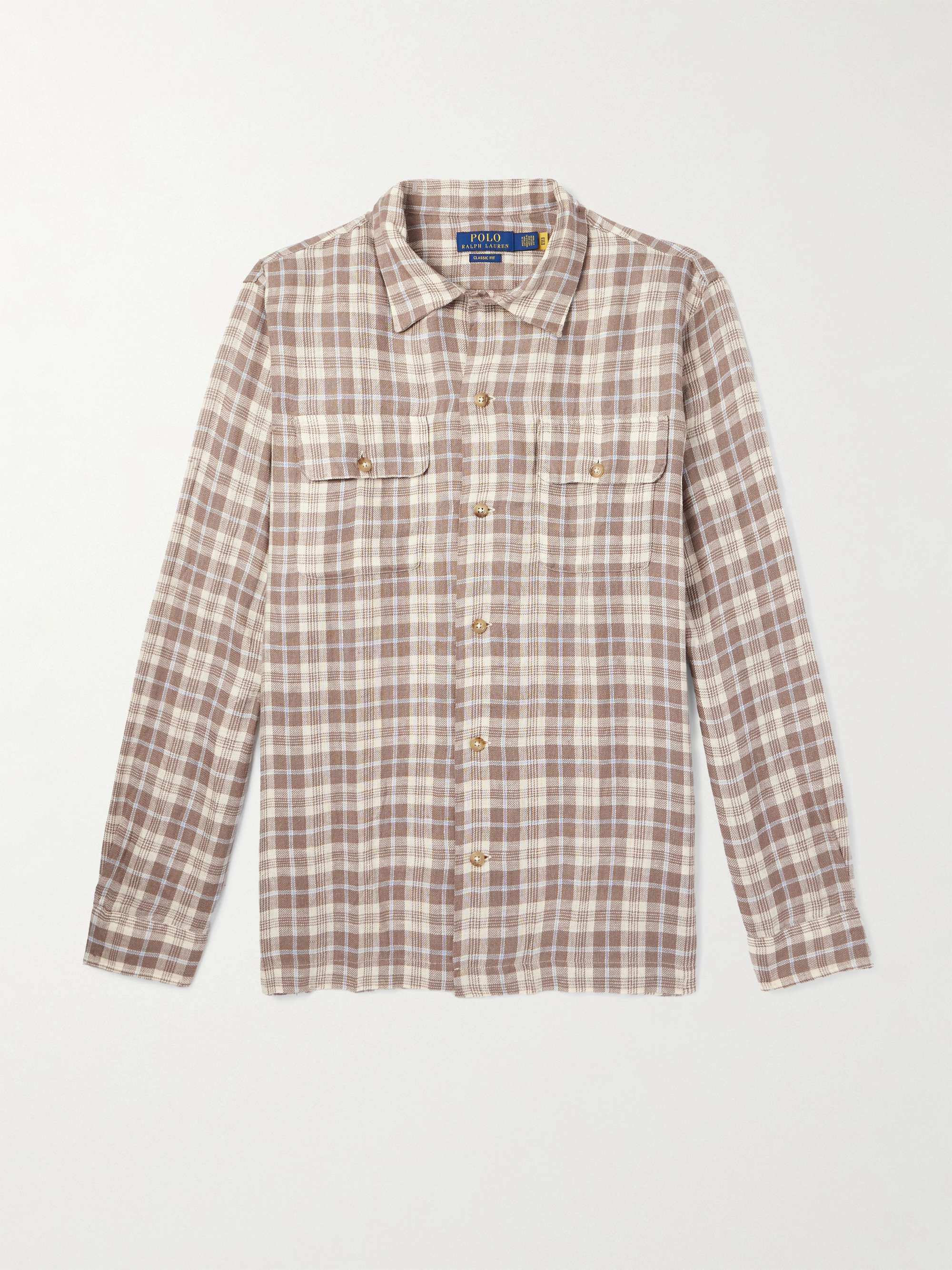 Checked Linen Shirt view